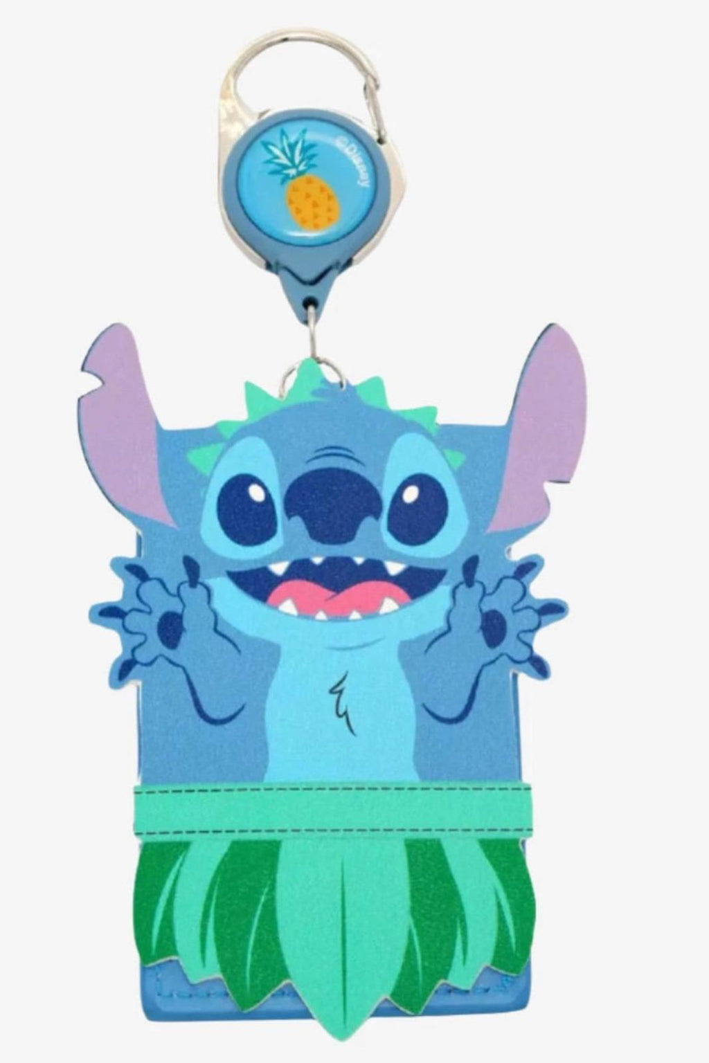 DISNEY STITCH HULA RETRACTABLE LANYARD NWT