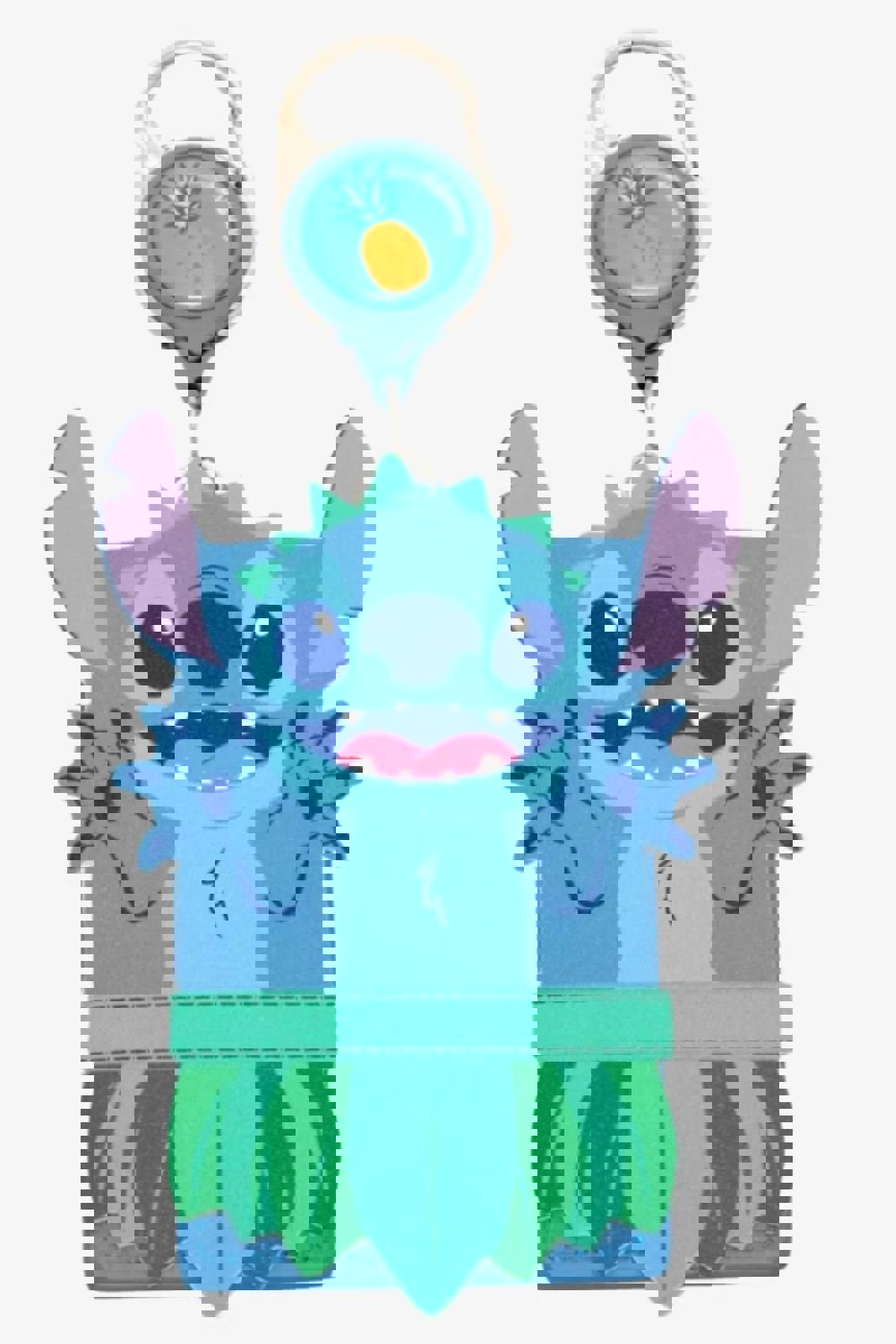 DISNEY STITCH HULA RETRACTABLE LANYARD NWT