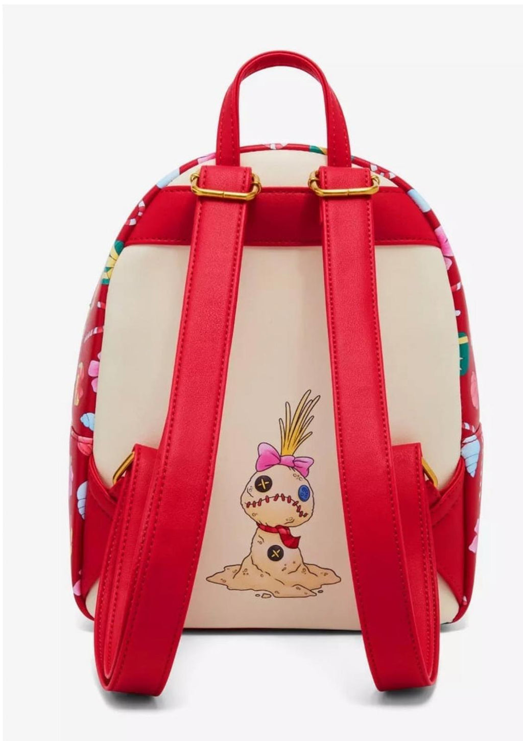 Loungefly Disney Stitch & Angel Holiday Tree Mini Backpack & WALLET SET NWT