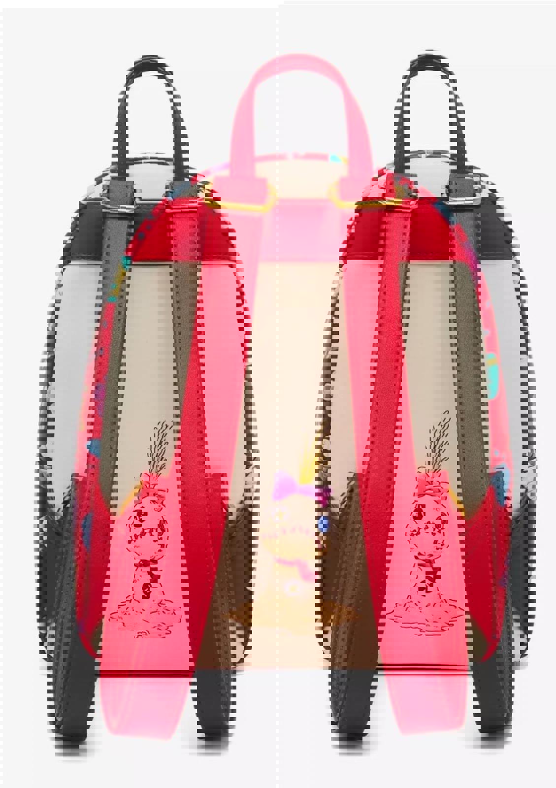 Loungefly Disney Stitch & Angel Holiday Tree Mini Backpack & WALLET SET NWT