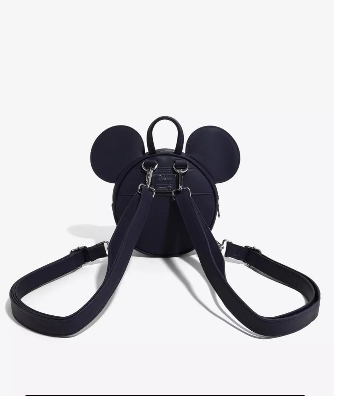 Loungefly Disney Mickey Mouse Patterned Convertible Mini Backpack NWT