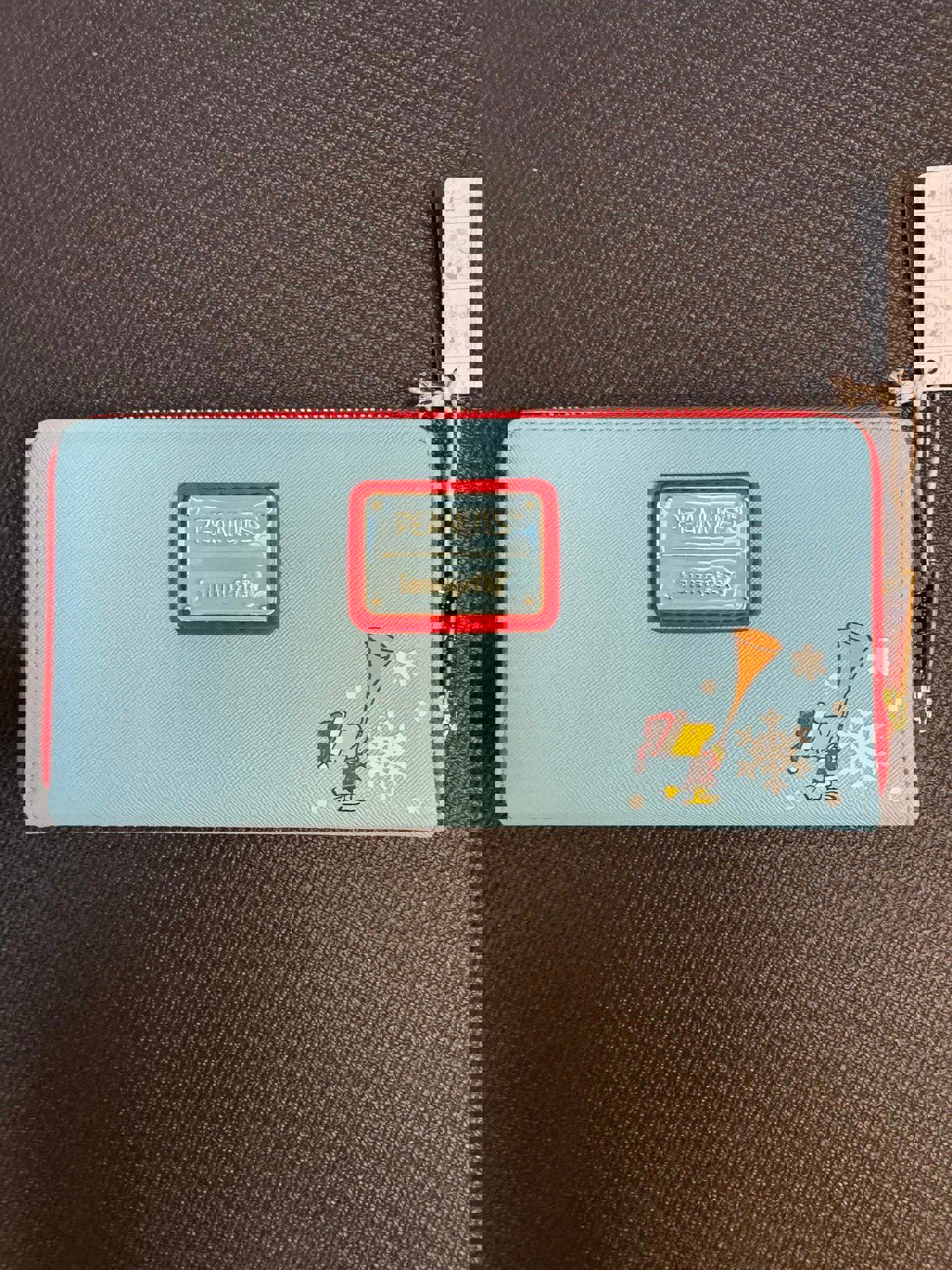 Loungefly Peanuts Snoopy Holiday Sequin Wallet