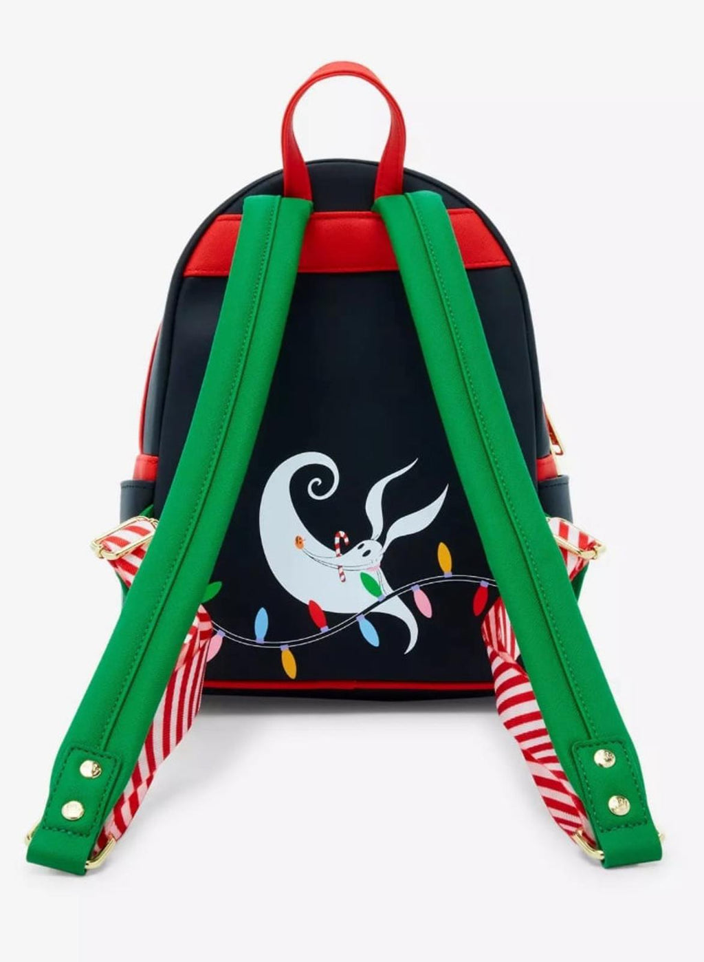 Loungefly Disney NBC Jack Skellington XMas Lights GITD LIGHT UP Mini Backpack