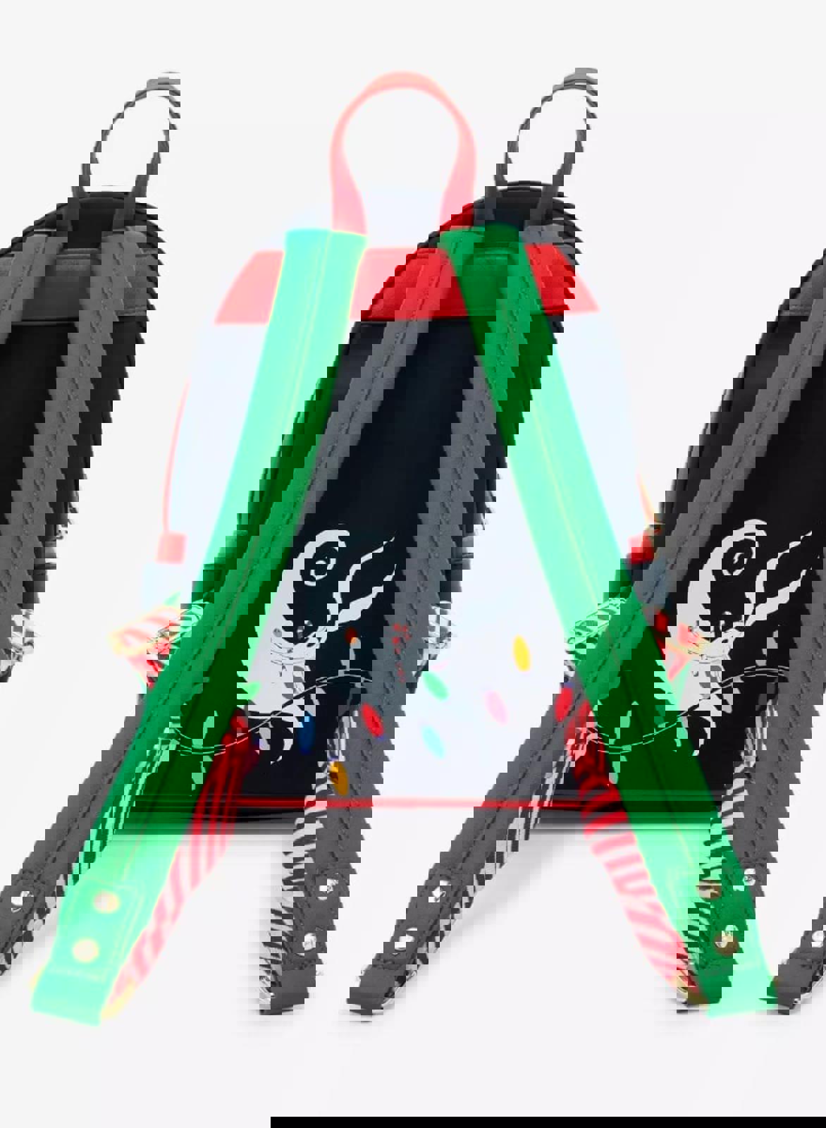 Loungefly Disney NBC Jack Skellington XMas Lights GITD LIGHT UP Mini Backpack