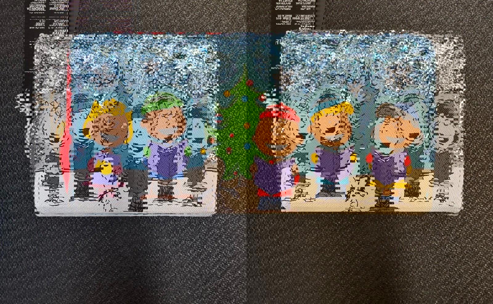 Loungefly Peanuts Snoopy Holiday Sequin Wallet