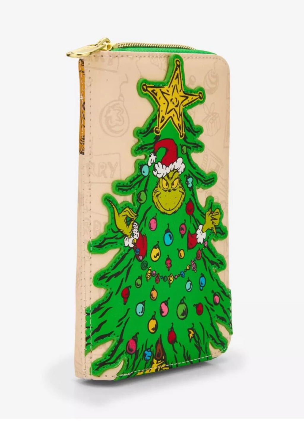 Loungefly Dr. Seuss How The Grinch Stole Christmas! Grinch Tree Zipper Wallet