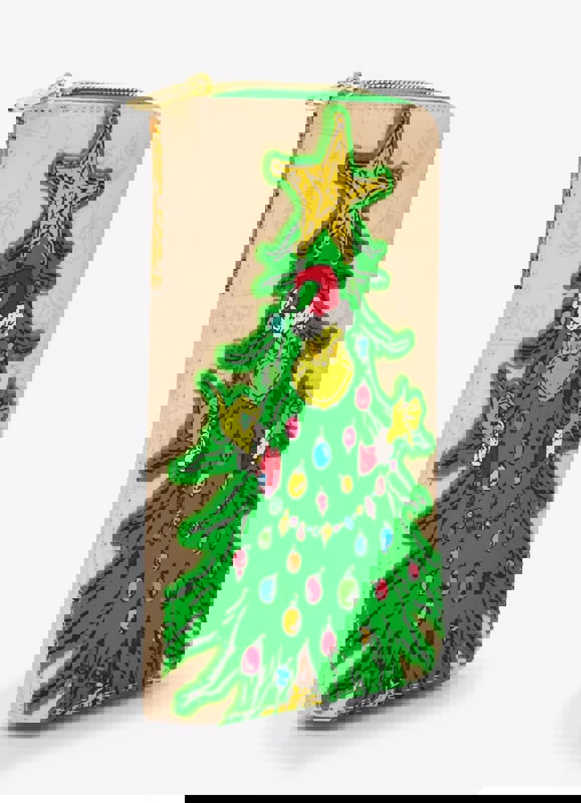 Loungefly Dr. Seuss How The Grinch Stole Christmas! Grinch Tree Zipper Wallet