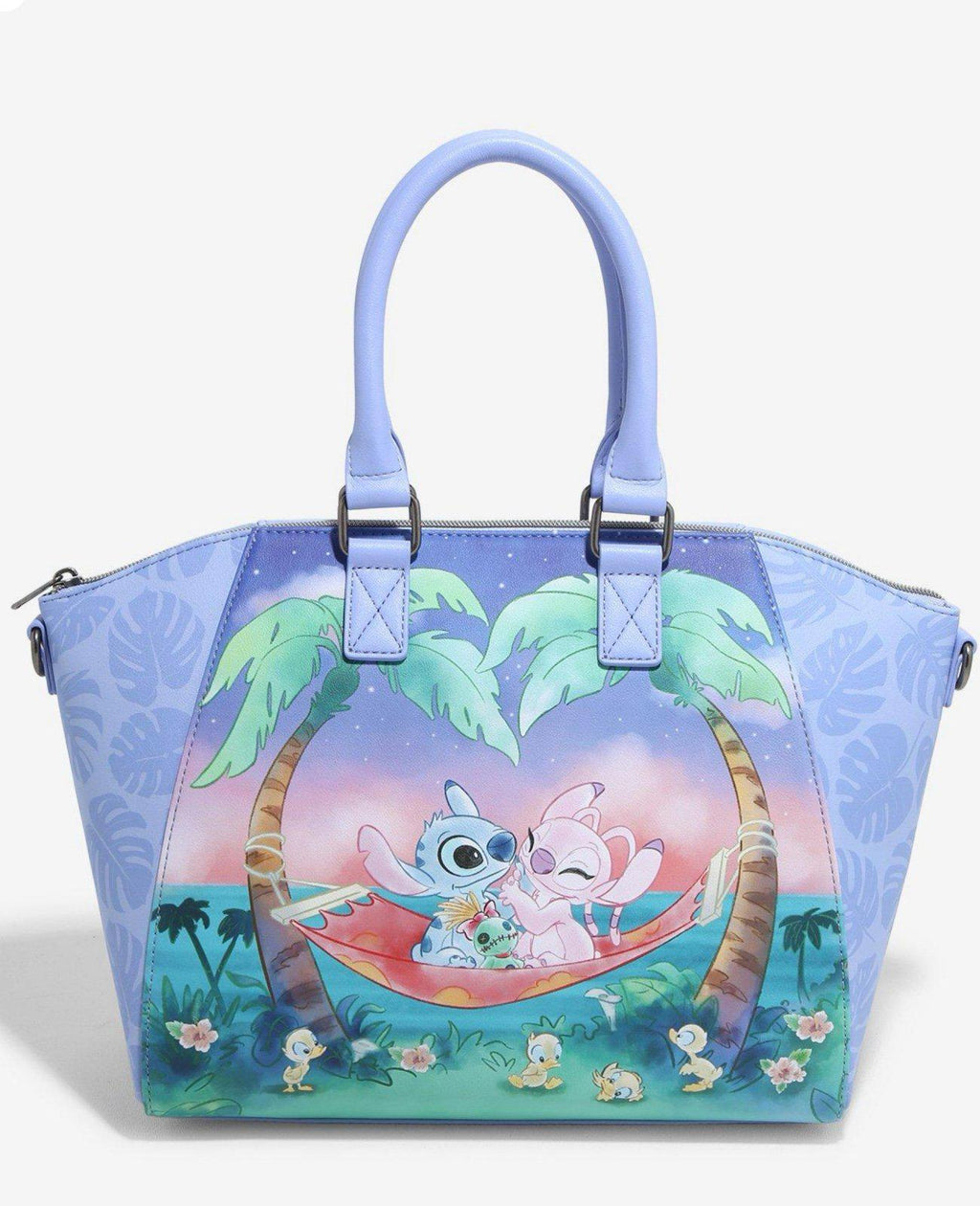 Loungefly Disney Stitch and Angel Hammock Satchel Bag NWT!!