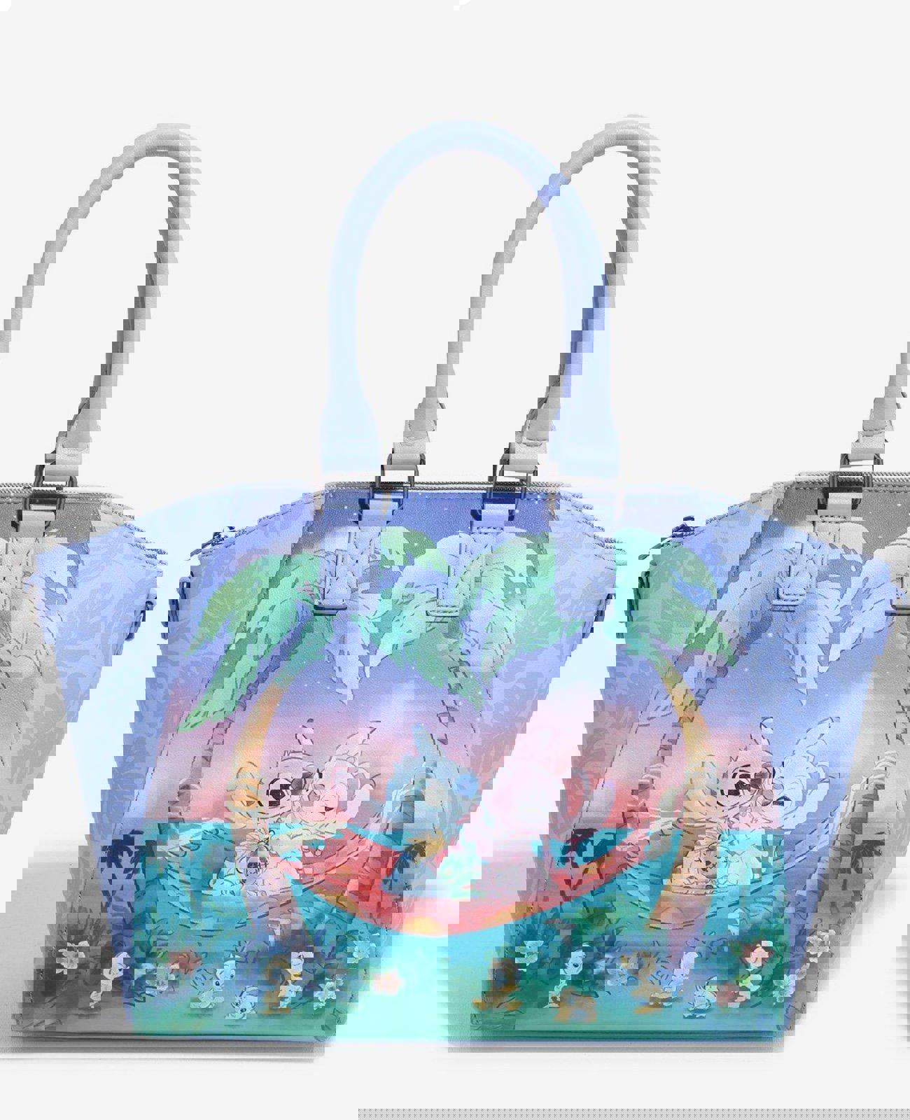 Loungefly Disney Stitch and Angel Hammock Satchel Bag NWT!!