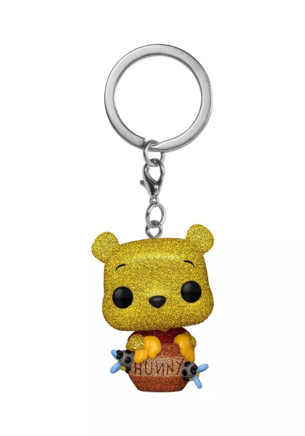 Funko Pocket Pop! Disney Pooh Diamond Collection Pooh Bear Vinyl Keychain NWT