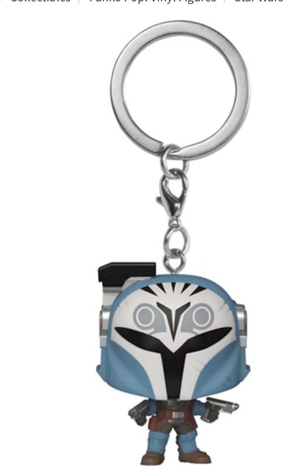 Star Wars The Mandalorian Bo-Katan Kryze with Pistols Funko Pocket Pop Key Chain