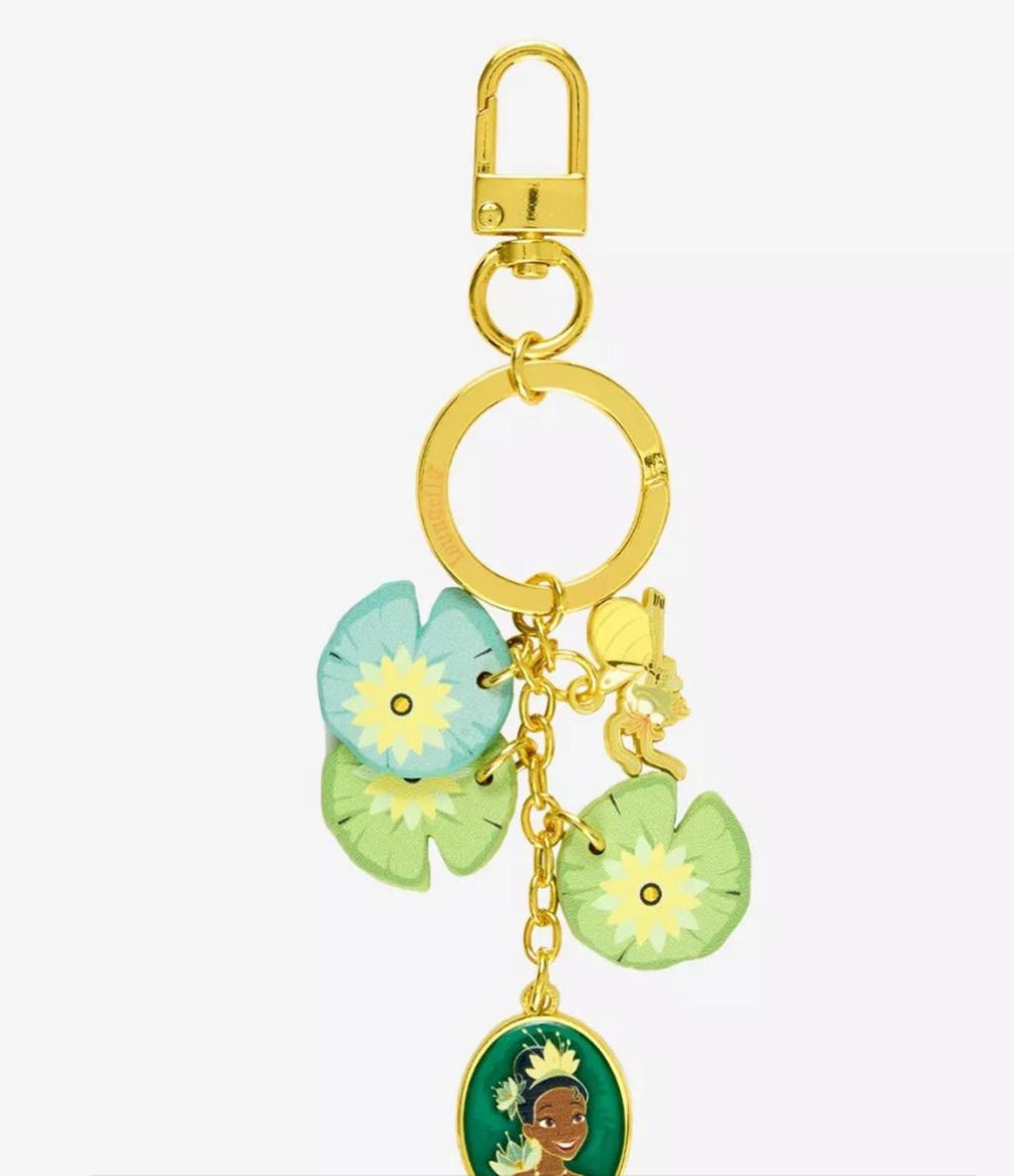 Loungefly Disney The Princess and the Frog Tiana Lily Pad Multi-Charm Keychain