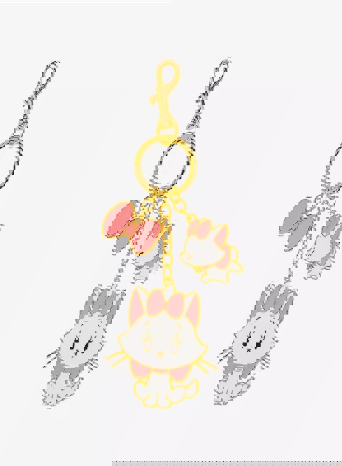 Disney The Aristocats Marie Chibi Multi-Charm Keychain/Bag Charm NWT!