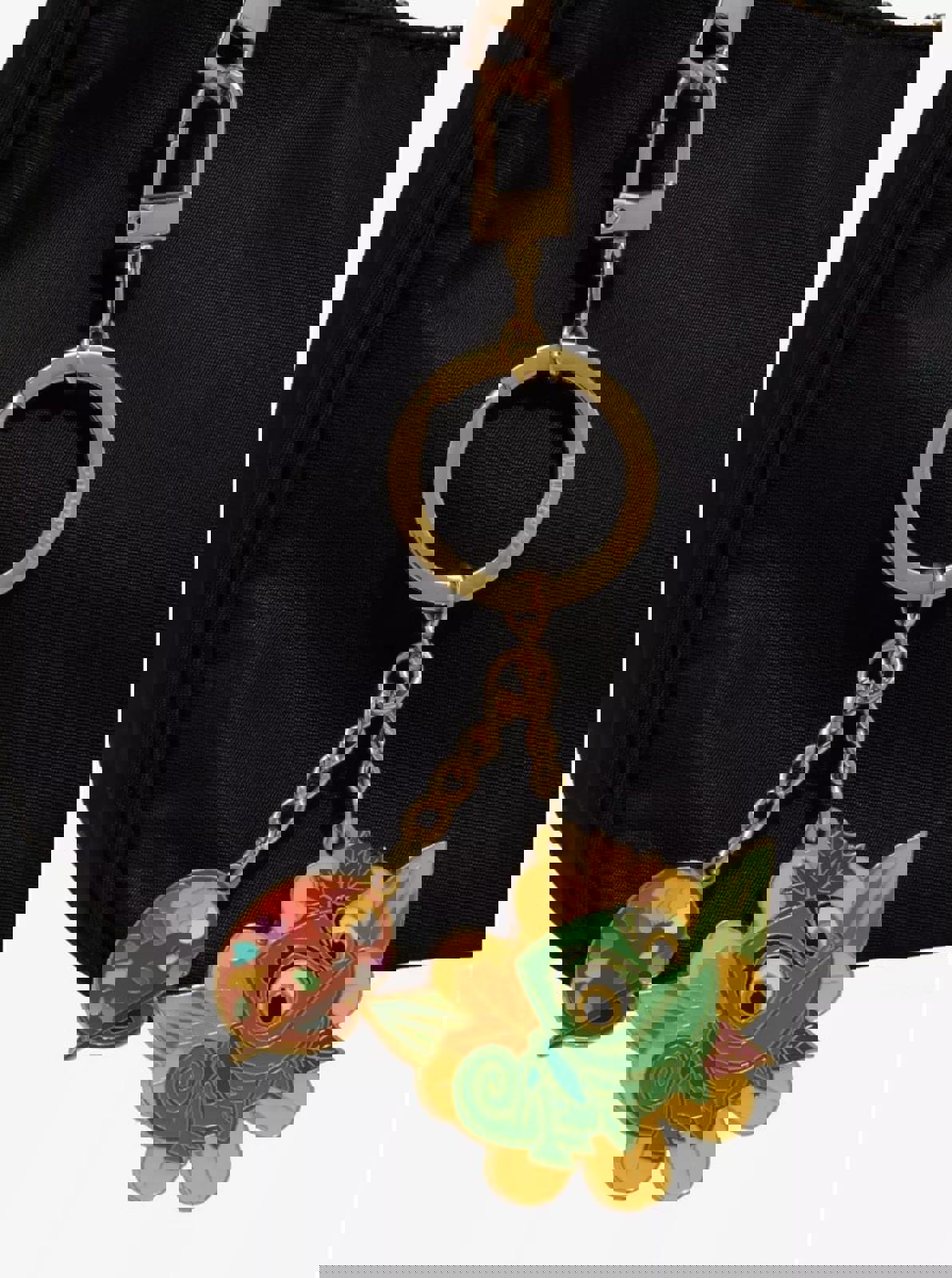 Loungefly Disney Tangled Pascal Color Changing Multi-Charm Keychain