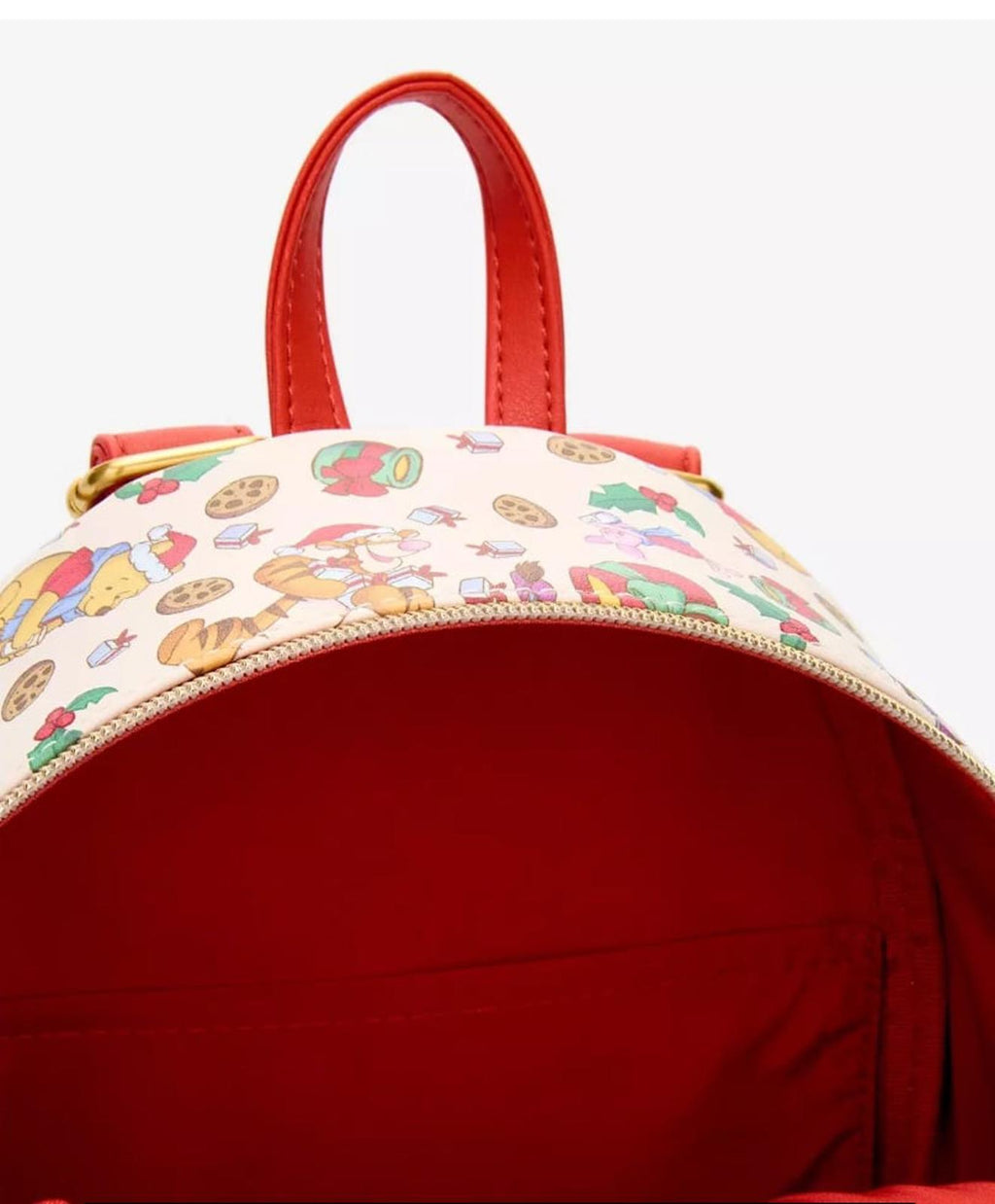 Loungefly Disney Winnie The Pooh Milk & Cookies Holiday Mini Backpack NWT