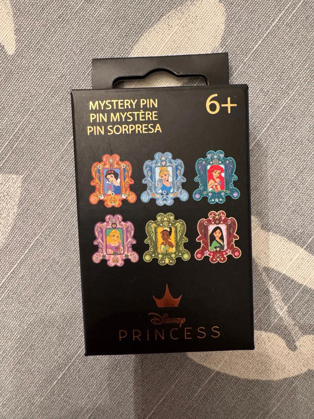 Loungefly Mystery Princess Fancy Frame Portrait Rhinestone Blind Box Pin