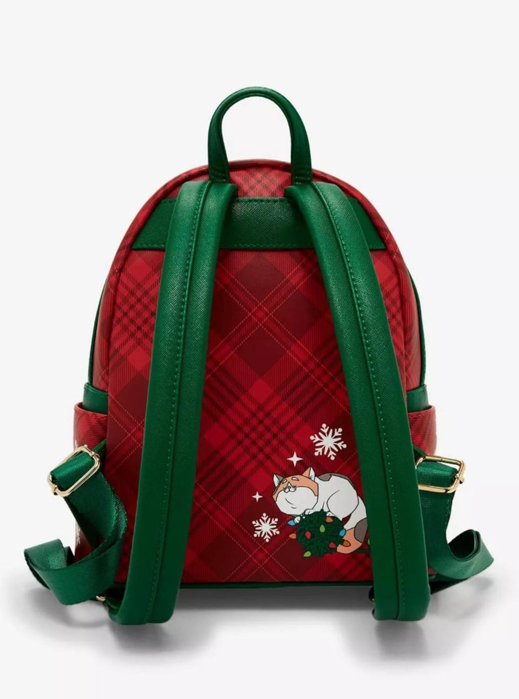 Loungefly Disney Big Hero 6 Baymax Holiday Plaid Light-Up Mini Backpack & Wallet
