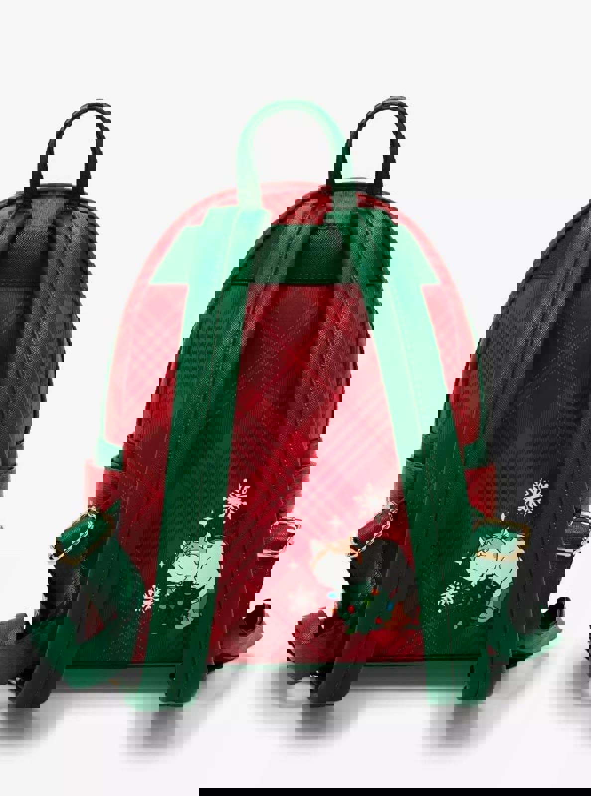 Loungefly Disney Big Hero 6 Baymax Holiday Plaid Light-Up Mini Backpack & Wallet