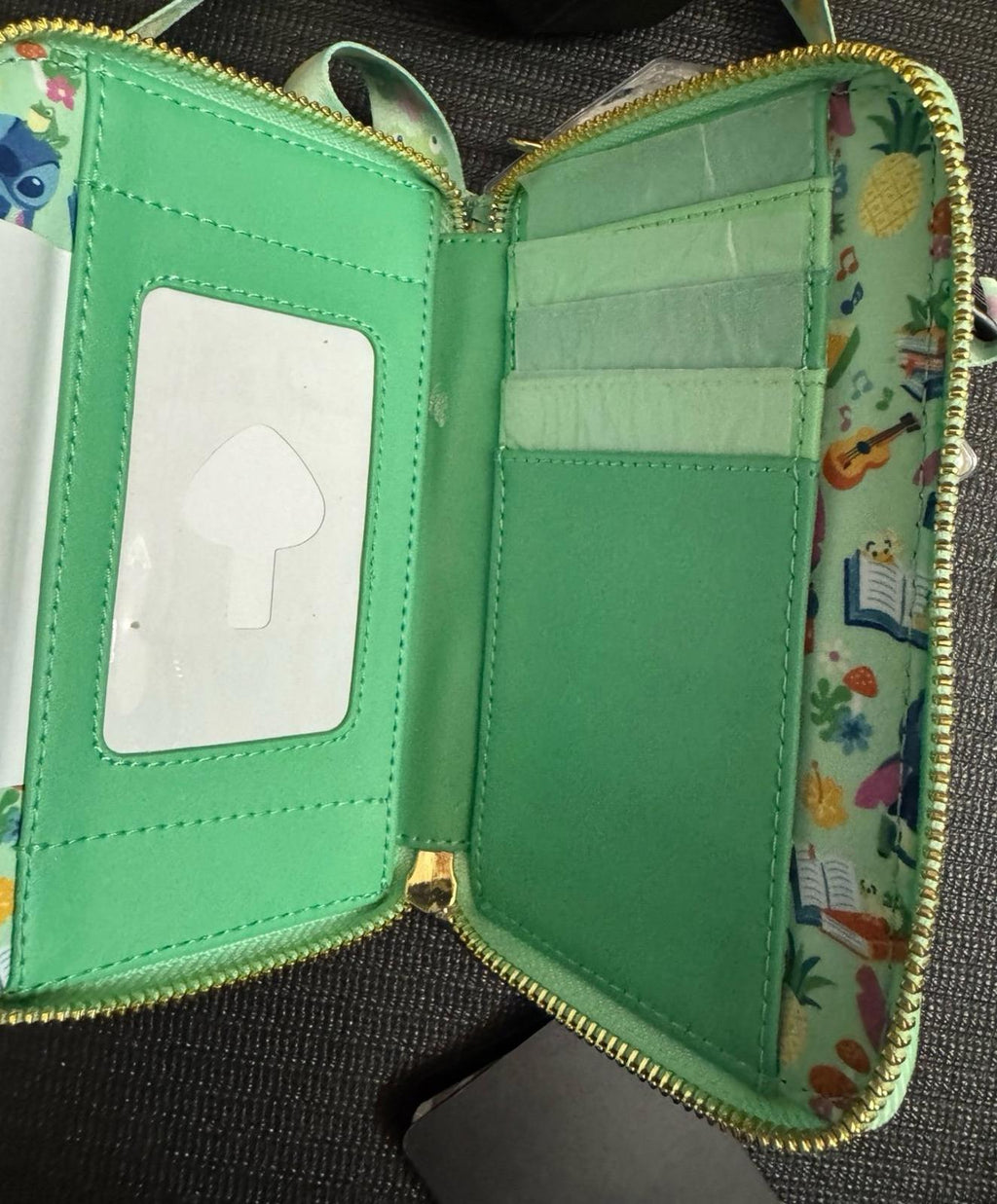 Loungefly Exclusive Stitch Reading Wallet and ID Holder/Lanyard NWT