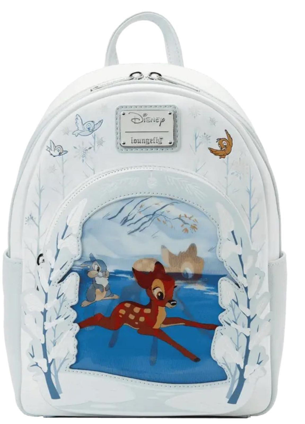 Loungefly Disney Bambi on Ice LE Lenticular Mini Backpack and Pop! Bambi SET NWT