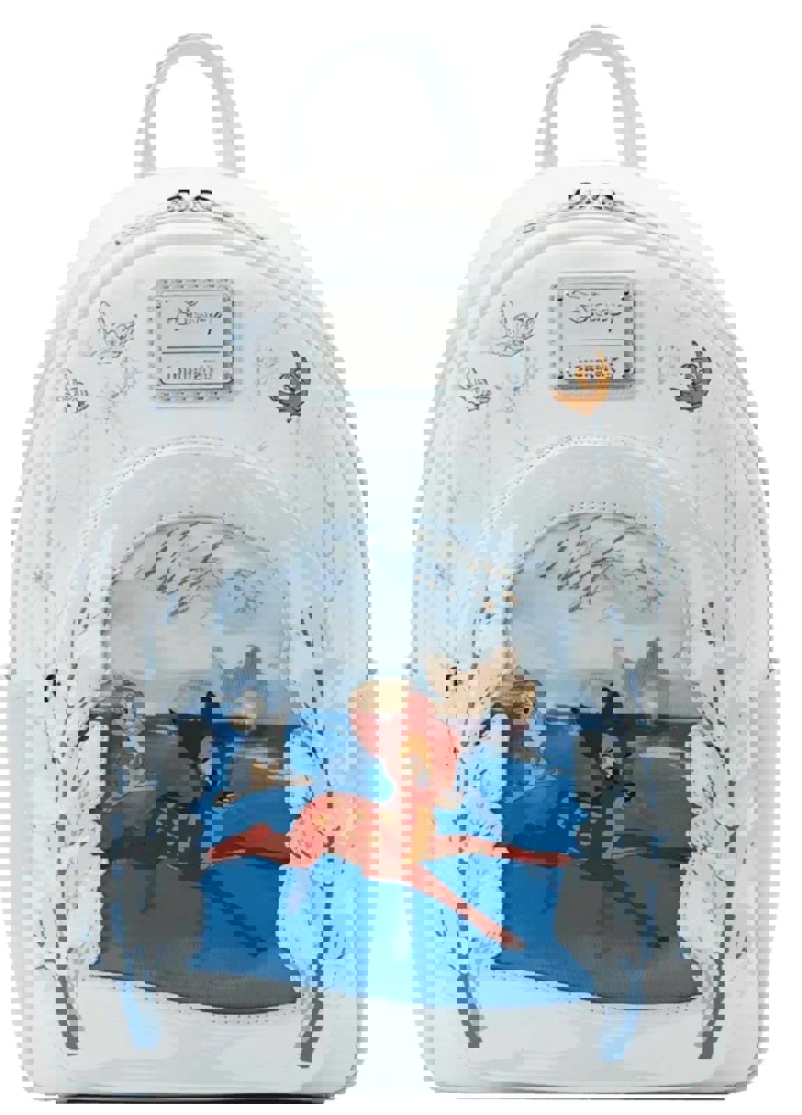 Loungefly Disney Bambi on Ice LE Lenticular Mini Backpack and Pop! Bambi SET NWT