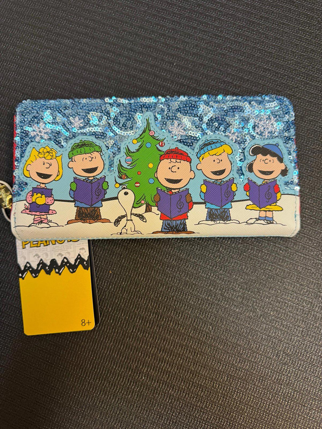 Loungefly Peanuts Snoopy Holiday Sequin Wallet