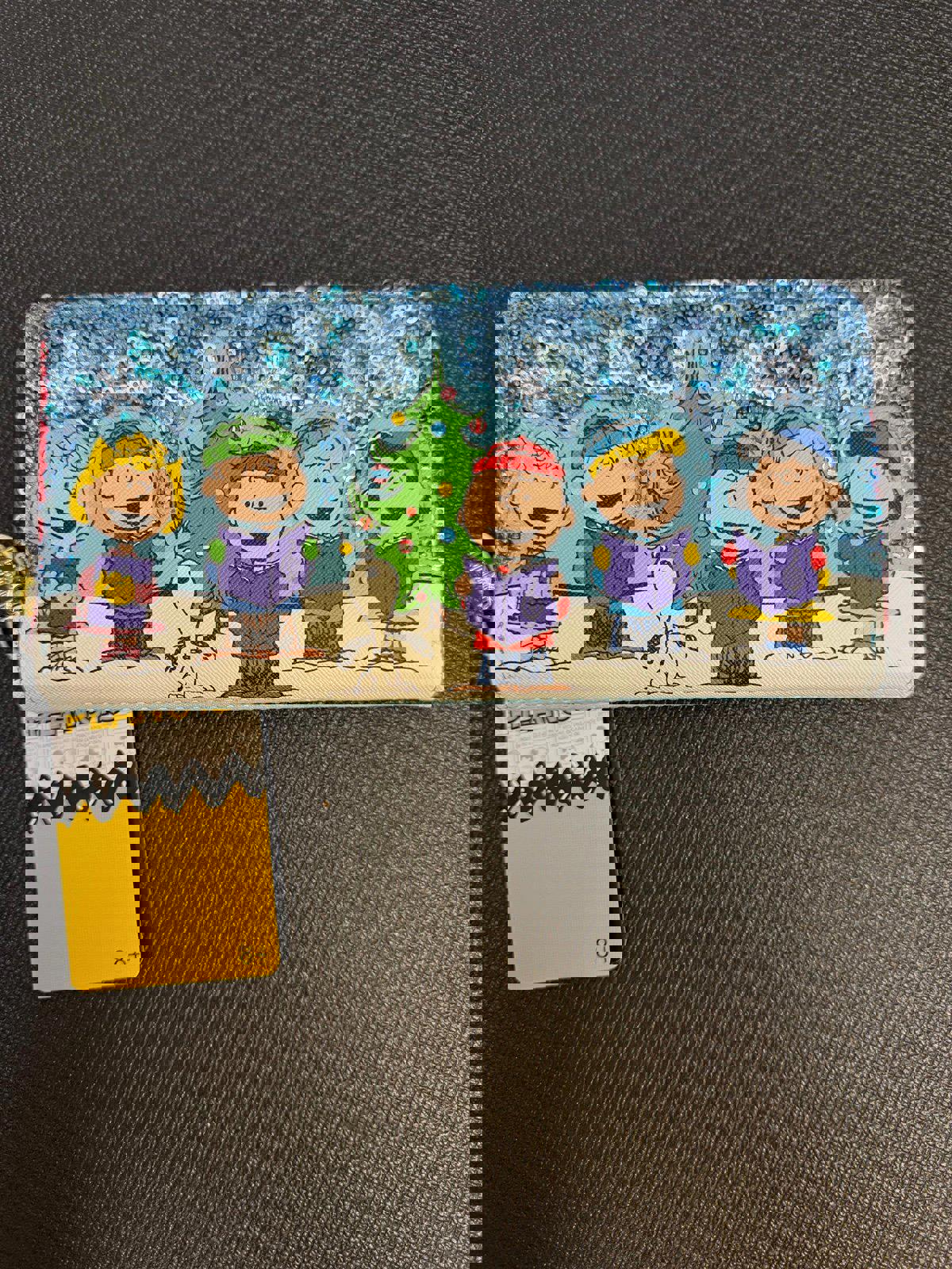 Loungefly Peanuts Snoopy Holiday Sequin Wallet