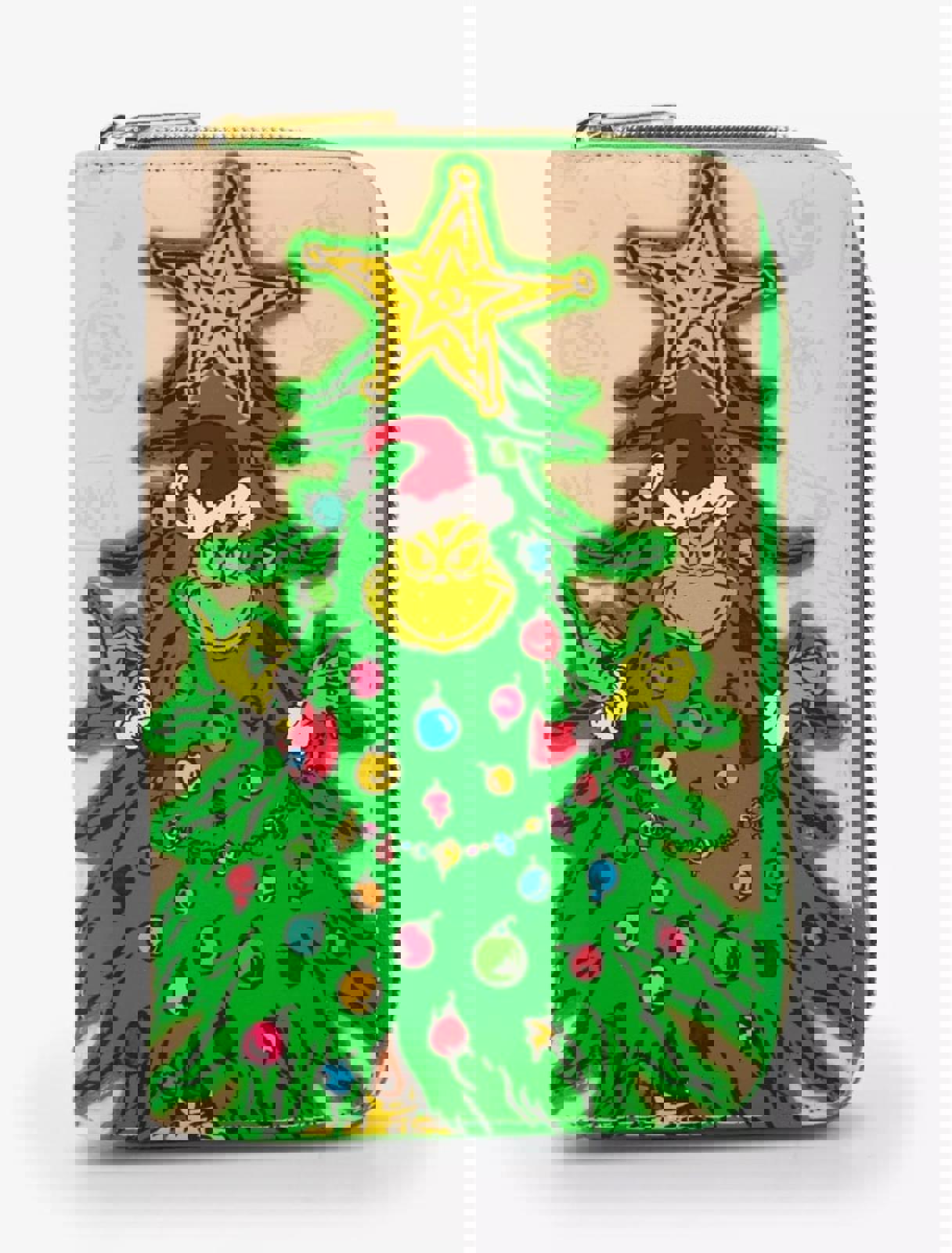 Loungefly Dr. Seuss How The Grinch Stole Christmas! Grinch Tree Zipper Wallet
