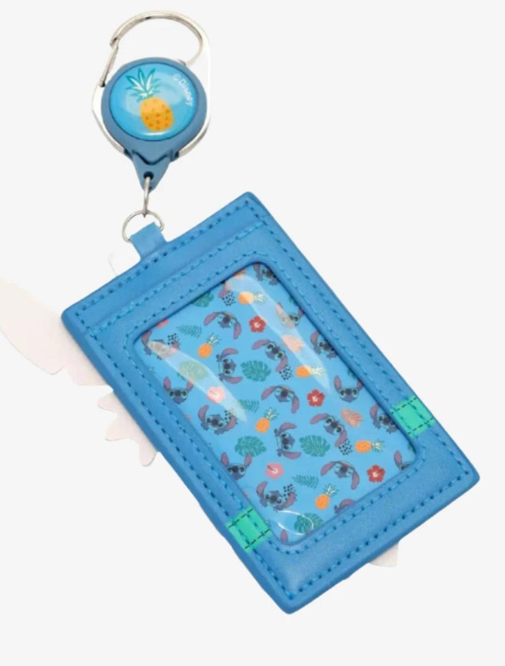 DISNEY STITCH HULA RETRACTABLE LANYARD NWT