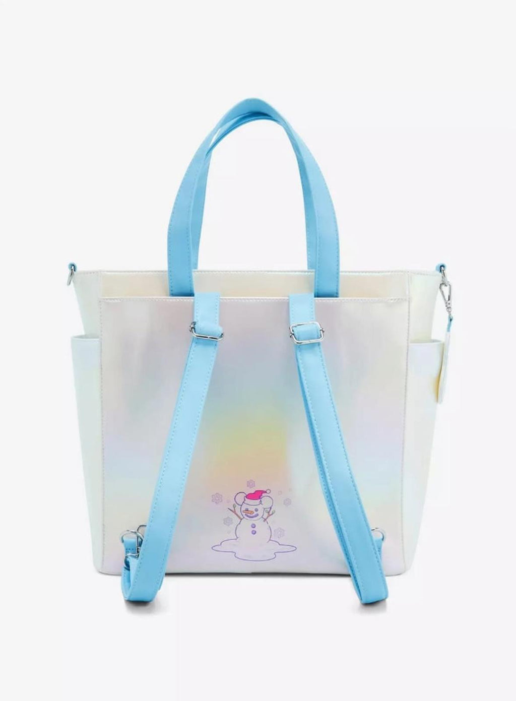 Loungefly Disney Mickey Mouse And Friends Winter Wonderland Convertible Tote Bag