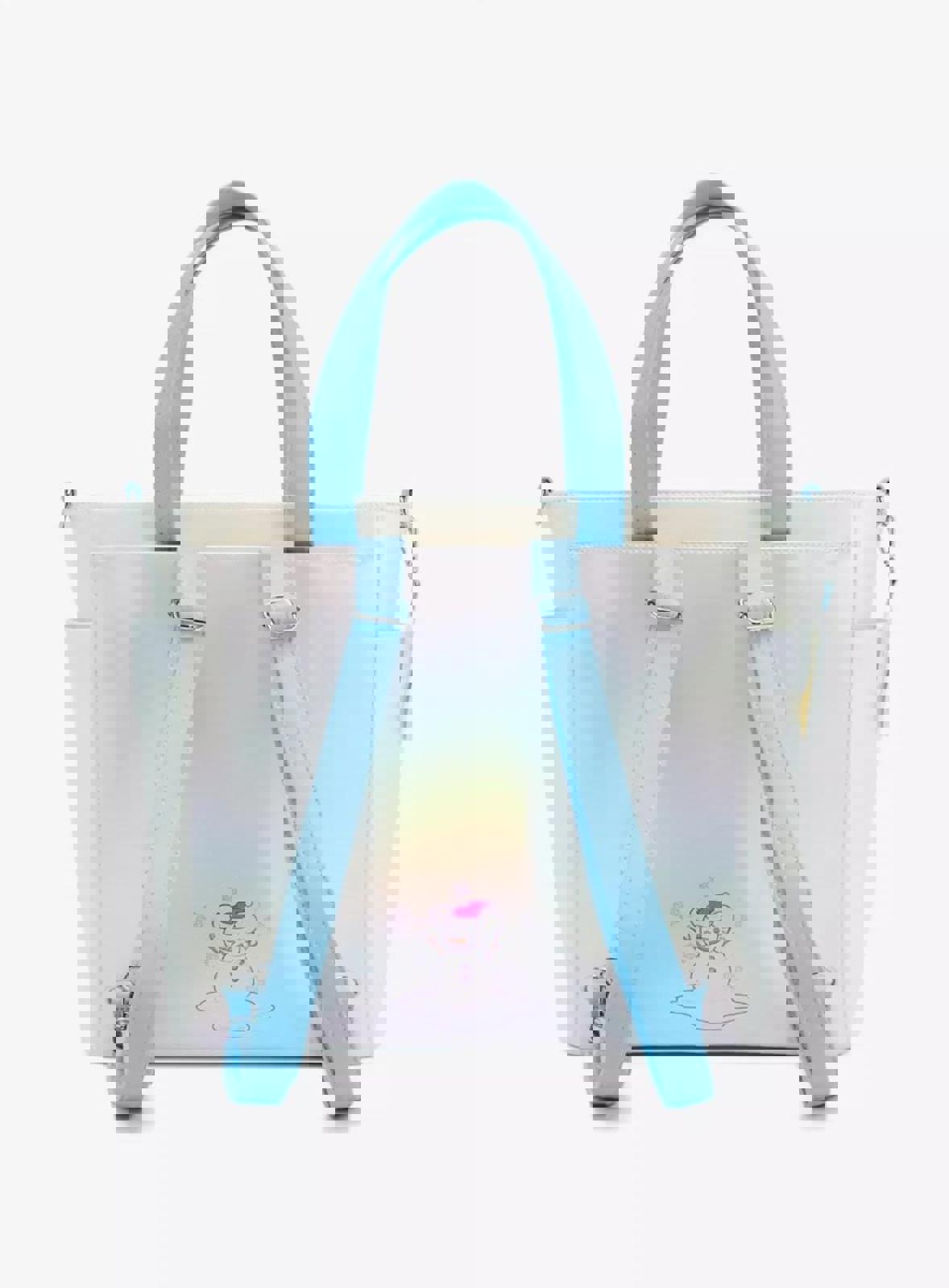 Loungefly Disney Mickey Mouse And Friends Winter Wonderland Convertible Tote Bag