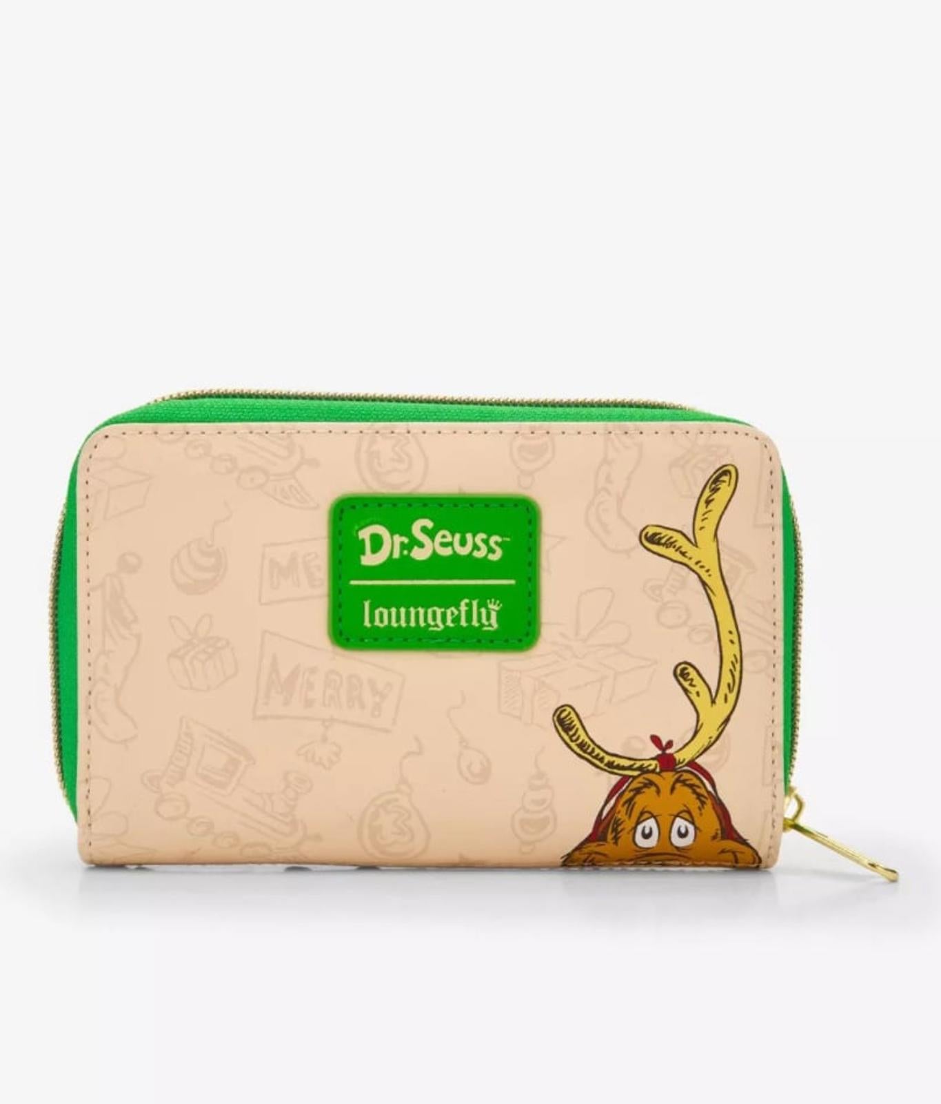 Loungefly Dr. Seuss How The Grinch Stole Christmas! Grinch Tree Zipper Wallet