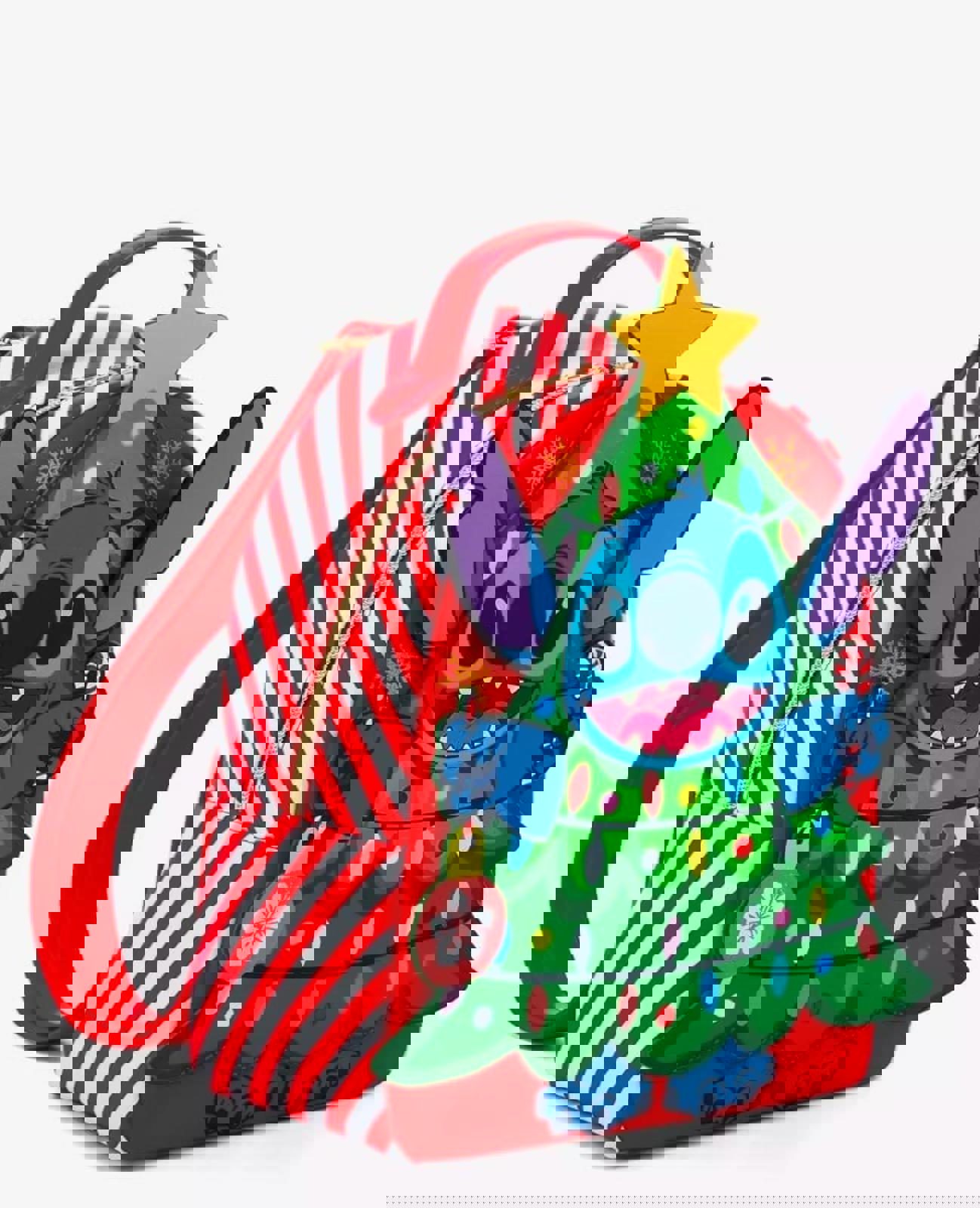 Loungefly Disney Stitch Christmas Tree Figural Mini Backpack NWT SOLD OUT