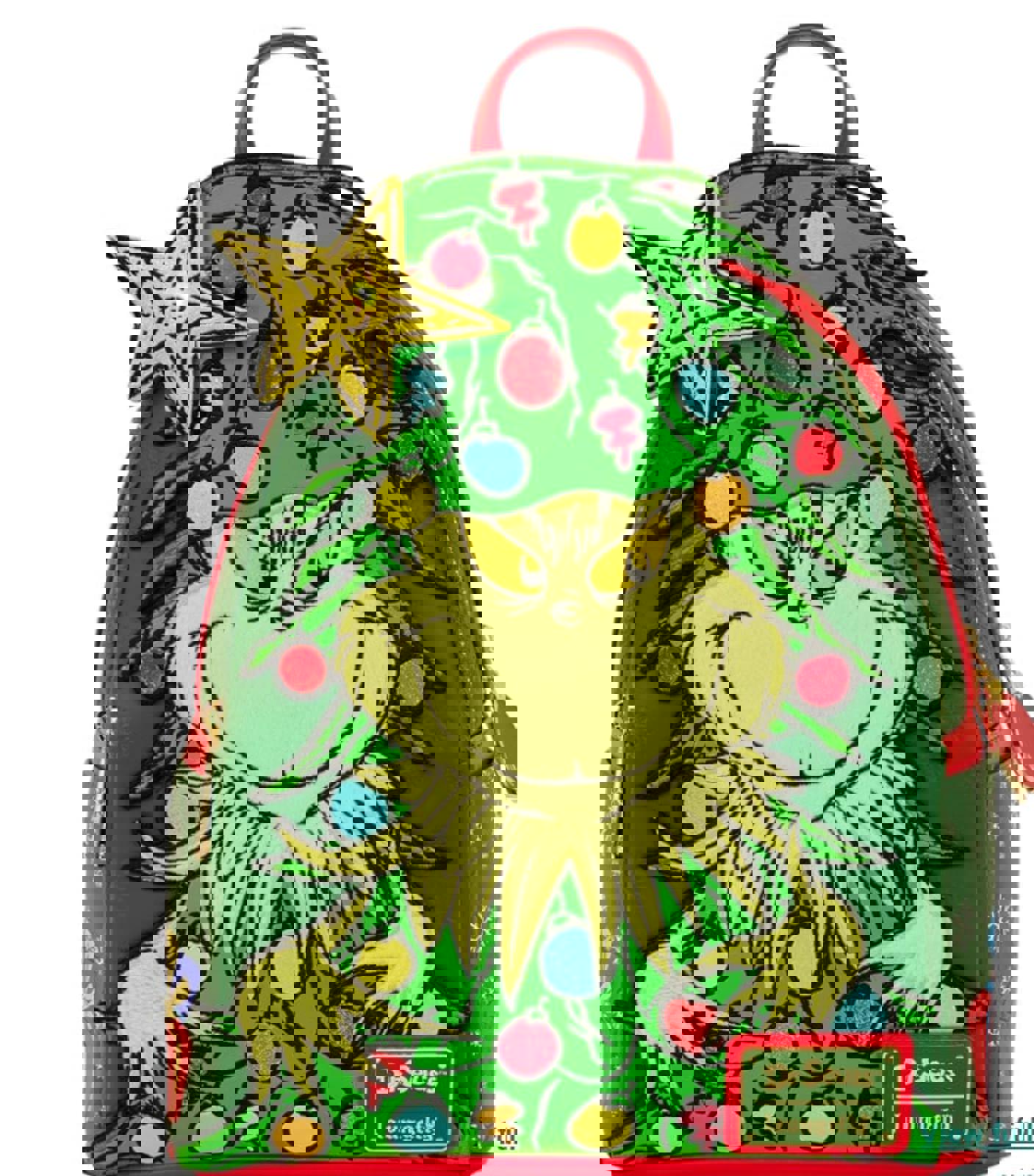 Dr. Seuss How the Grinch Stole Christmas! Tree Light Up Plush Mini Backpack