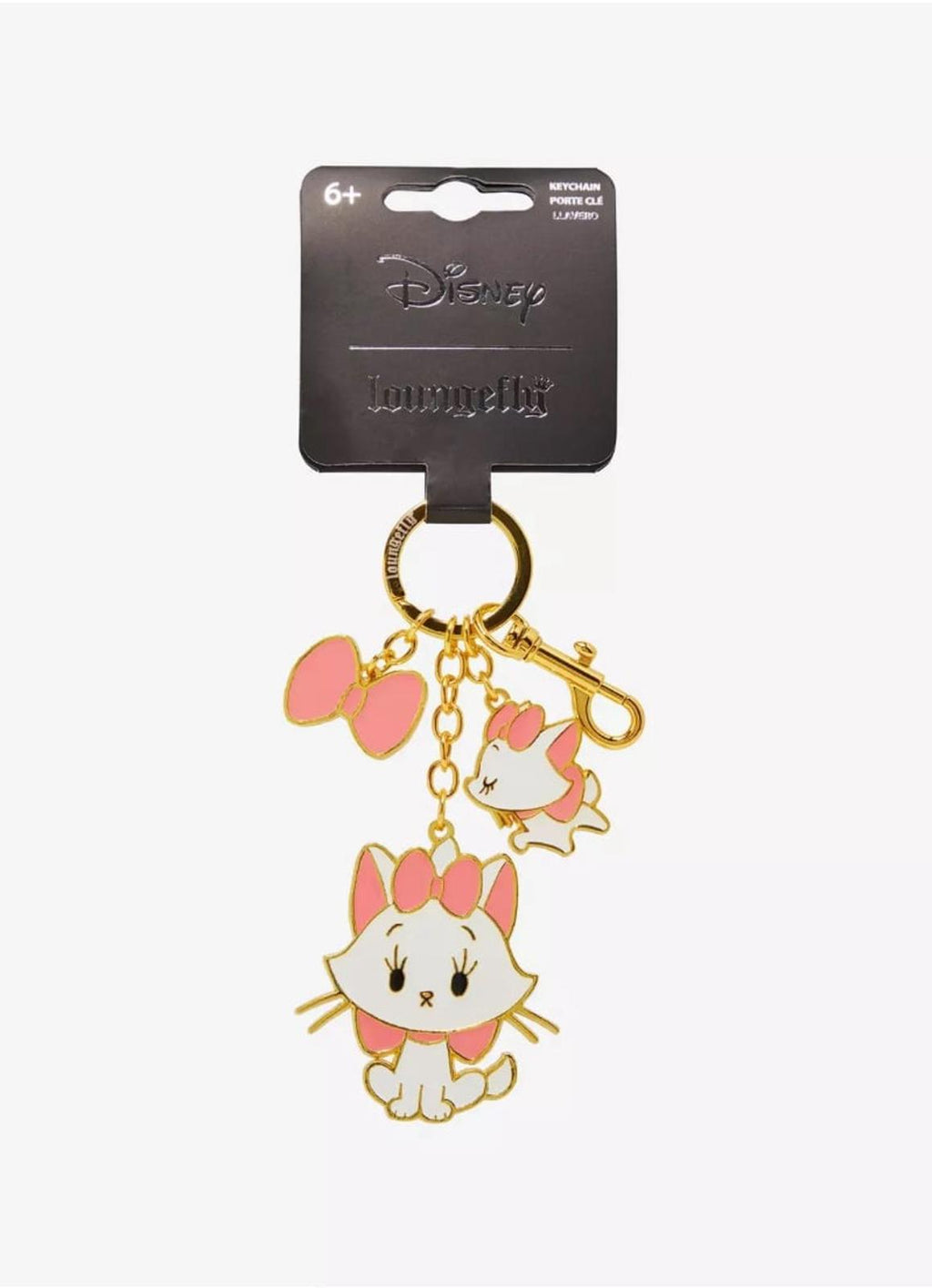 Disney The Aristocats Marie Chibi Multi-Charm Keychain/Bag Charm NWT!