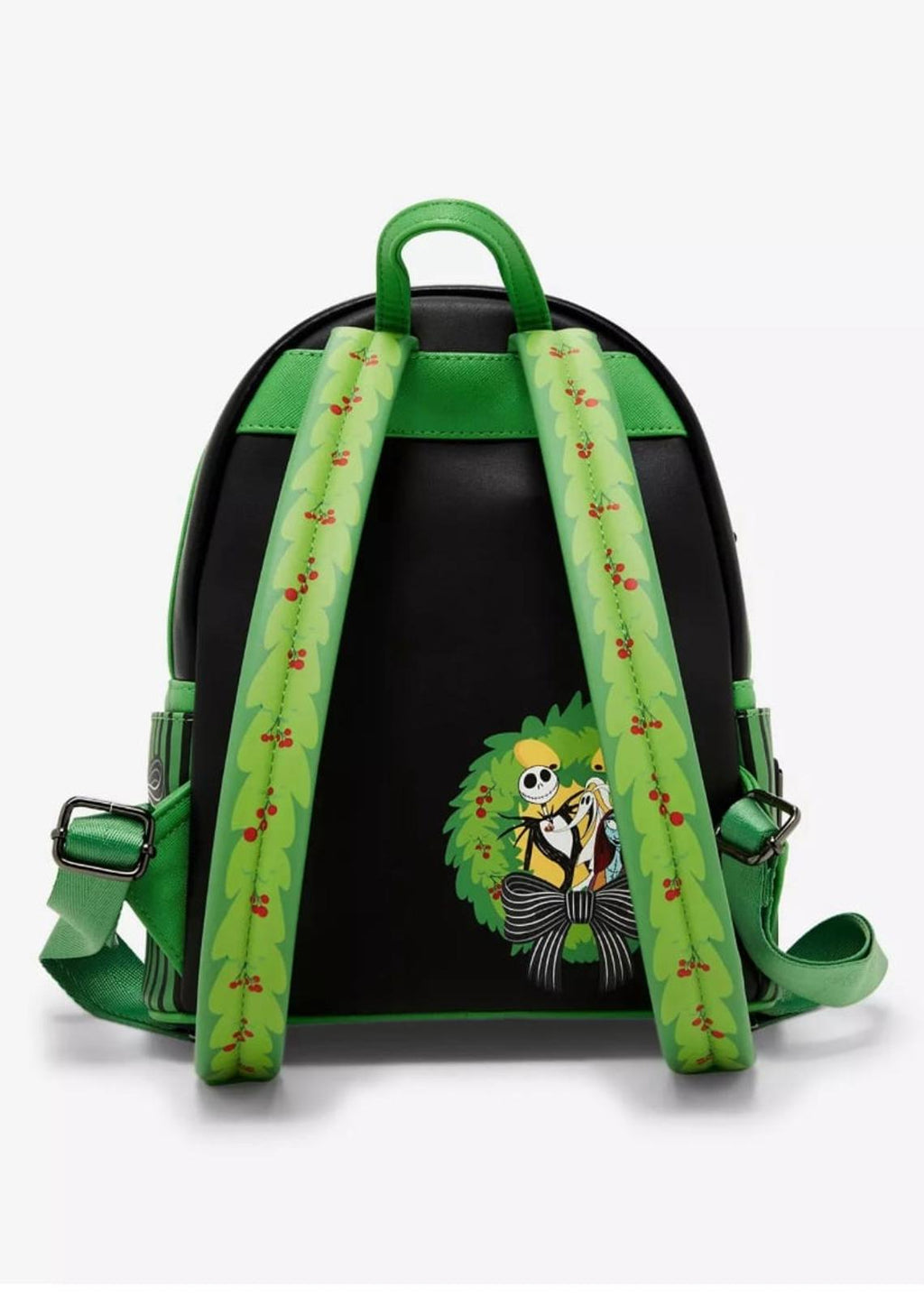 Loungefly Disney NBC Jack Skellington Wreath GITD Light Up Backpack NWT!