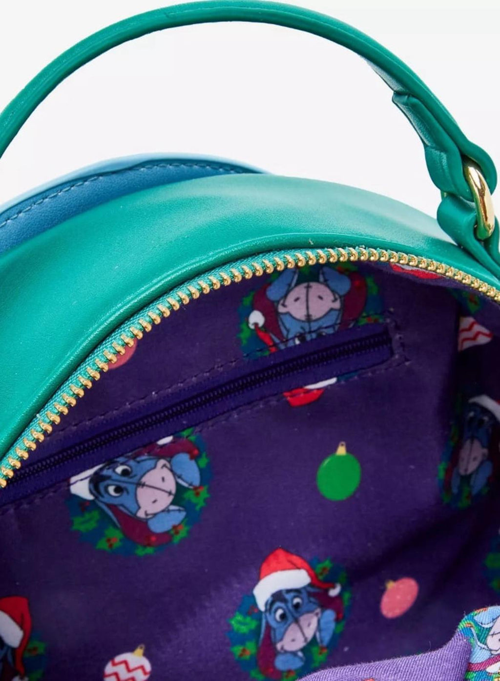 Disney Winnie the Pooh Eeyore Holiday Wreath Convertible Light-Up Backpack NWT