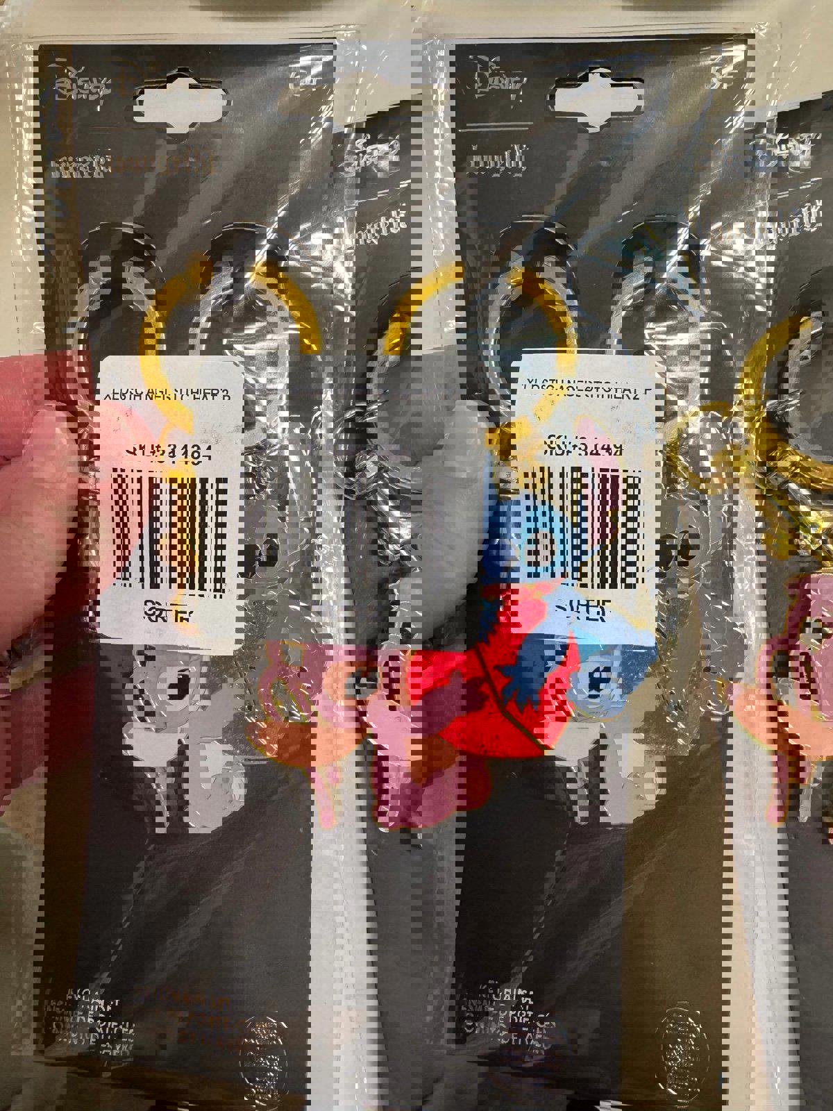 Loungefly Disney Lilo & Stitch Angel & Stitch Heart Magnetic Keychain Set NWT