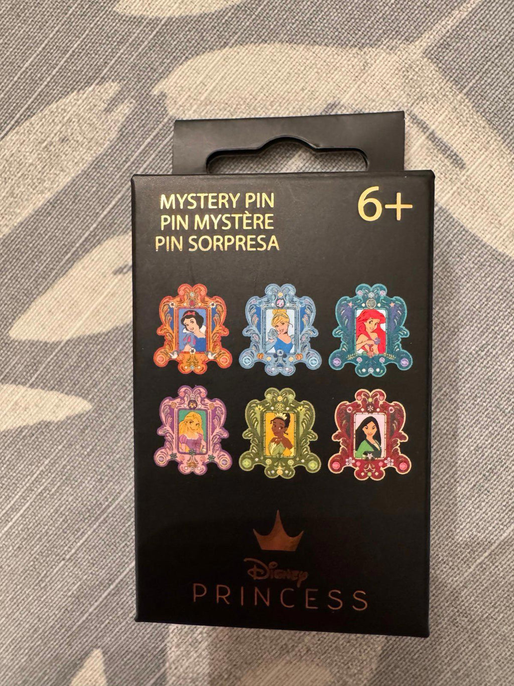 Loungefly Mystery Princess Fancy Frame Portrait Rhinestone Blind Box Pin