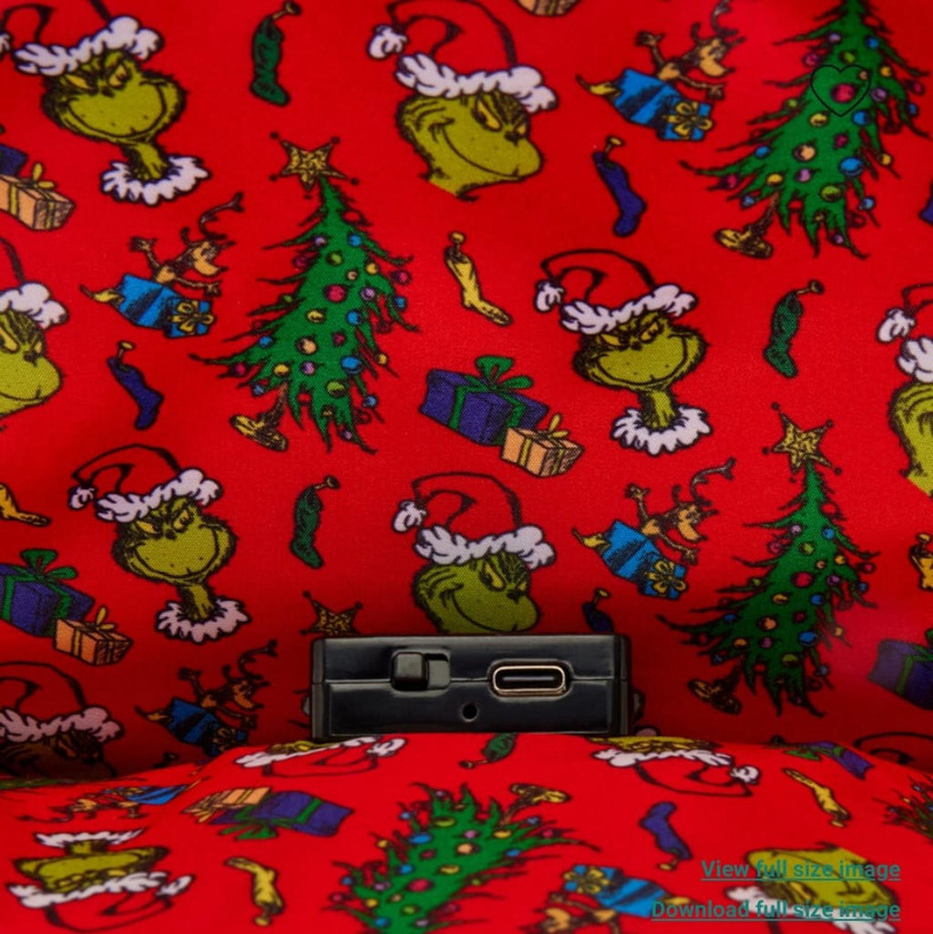 Dr. Seuss How the Grinch Stole Christmas! Tree Light Up Plush Mini Backpack