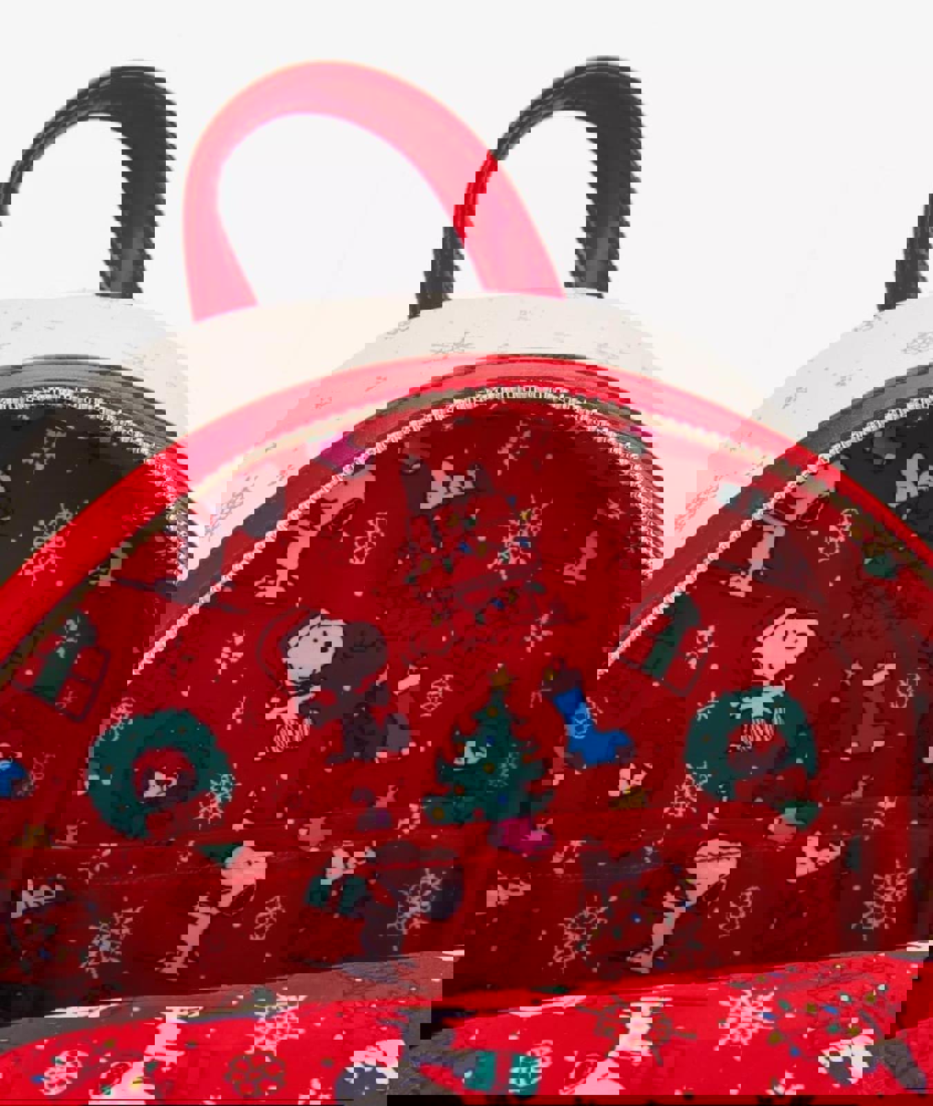 Loungefly Peanuts Snoopy & Woodstock Holiday Wreath Mini Backpack NWT