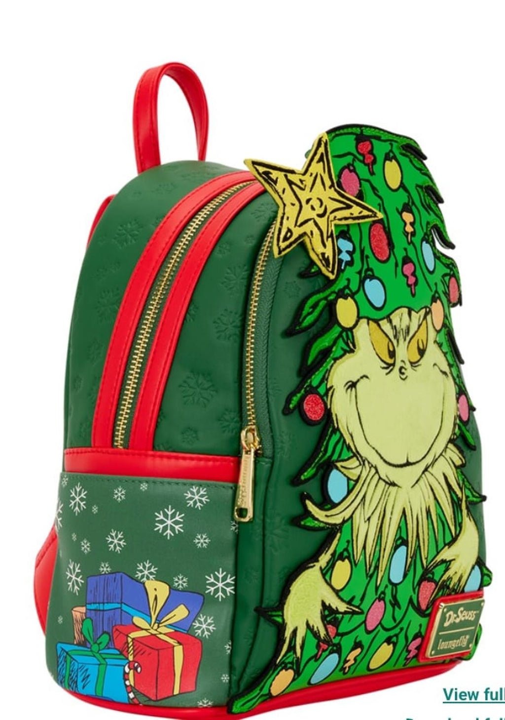 Dr. Seuss How the Grinch Stole Christmas! Tree Light Up Plush Mini Backpack