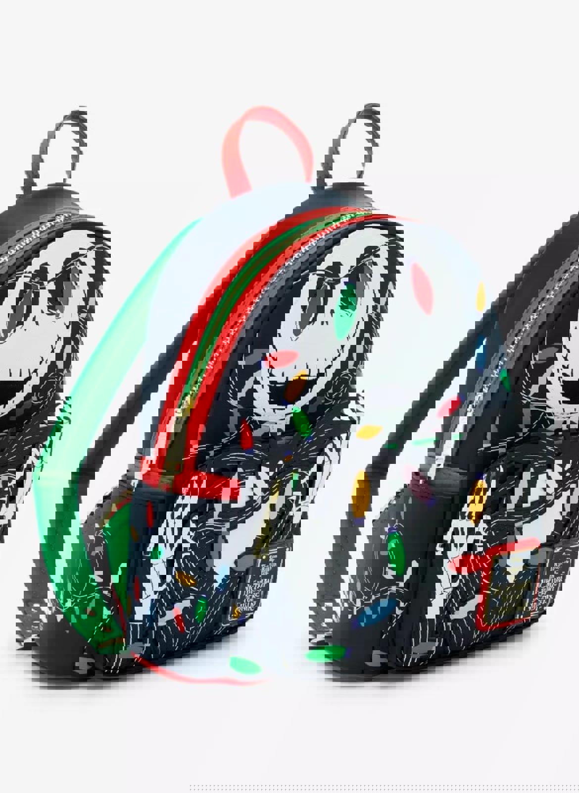 Loungefly Disney NBC Jack Skellington XMas Lights GITD LIGHT UP Mini Backpack