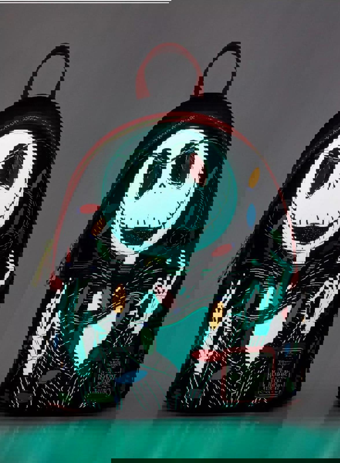 Loungefly Disney NBC Jack Skellington XMas Lights GITD LIGHT UP Mini Backpack