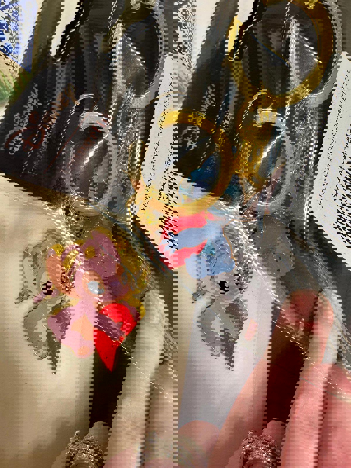 Loungefly Disney Lilo & Stitch Angel & Stitch Heart Magnetic Keychain Set NWT