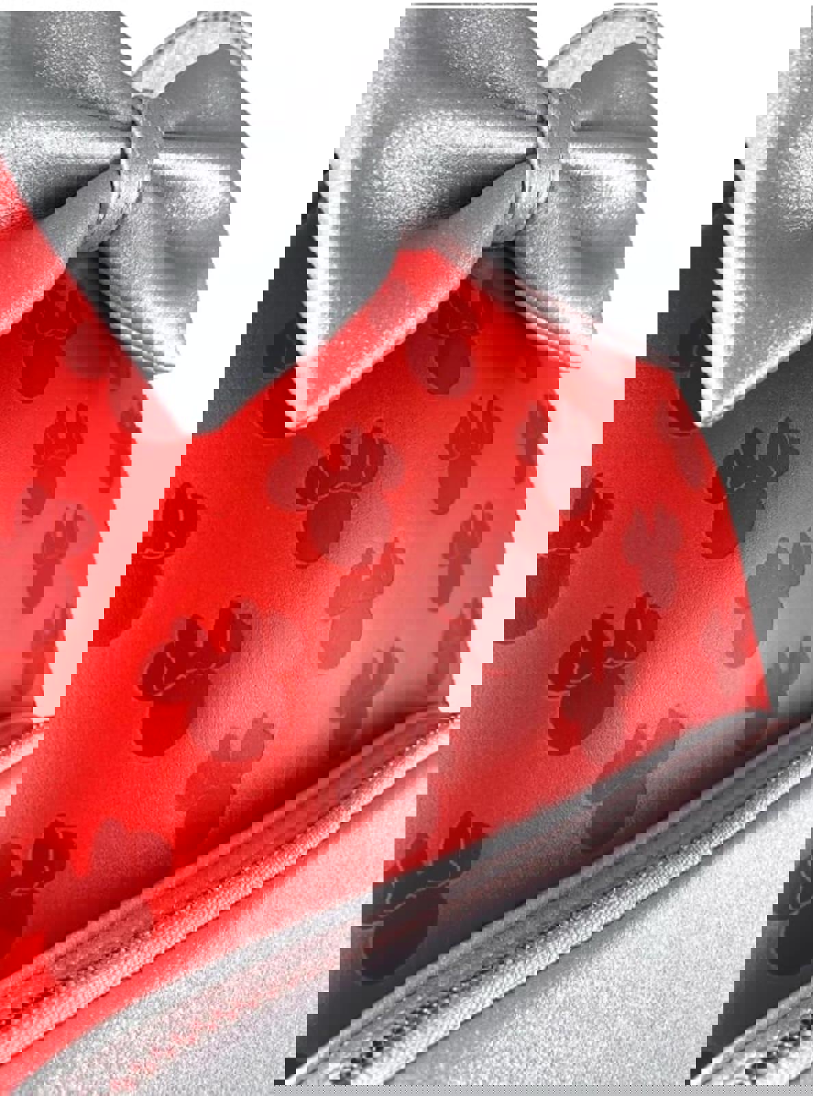 Loungefly Disney Minnie Mouse Red and Silver Mini Backpack NWT