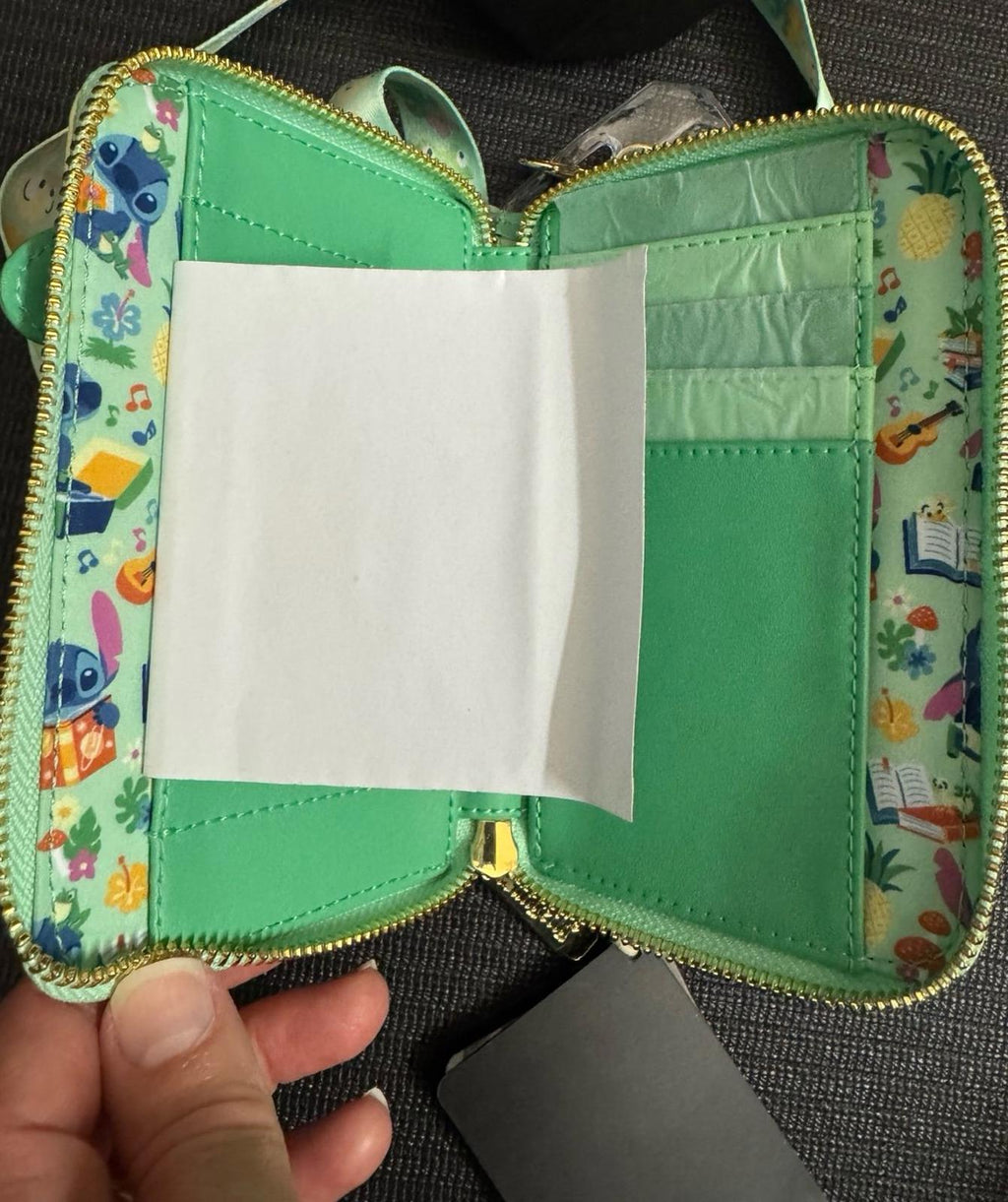 Loungefly Exclusive Stitch Reading Wallet and ID Holder/Lanyard NWT