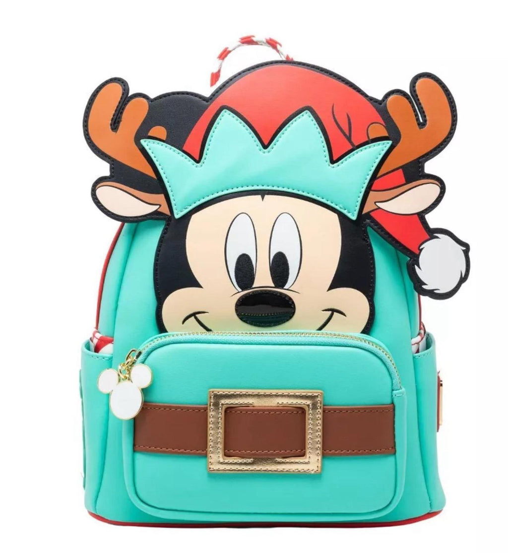 Loungefly Disney Light Up Minnie Mouse Reindeer Cosplay Mini Backpack NWT