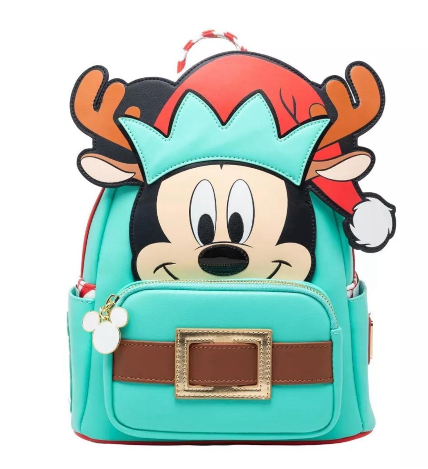 Loungefly Disney Light Up Minnie Mouse Reindeer Cosplay Mini Backpack NWT