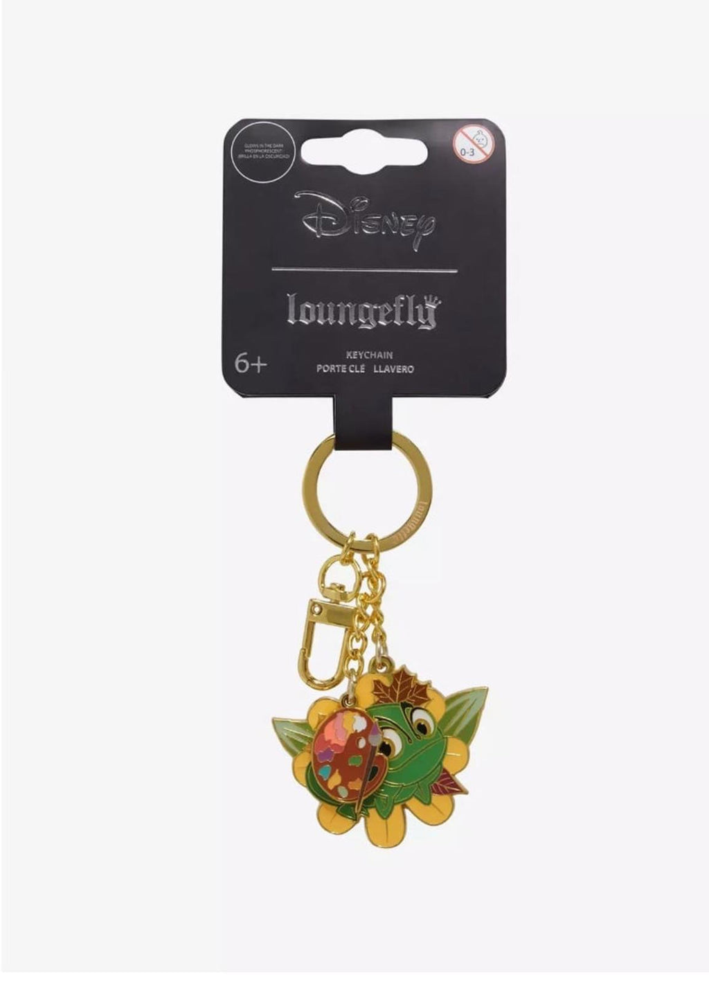 Loungefly Disney Tangled Pascal Color Changing Multi-Charm Keychain